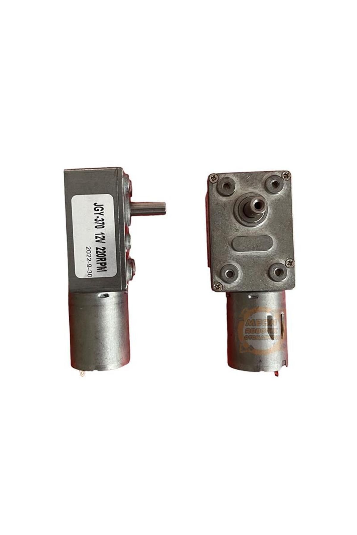 Yıldız İHA JGY-370 12V DC Redüktörlü Motor / 220RPM
