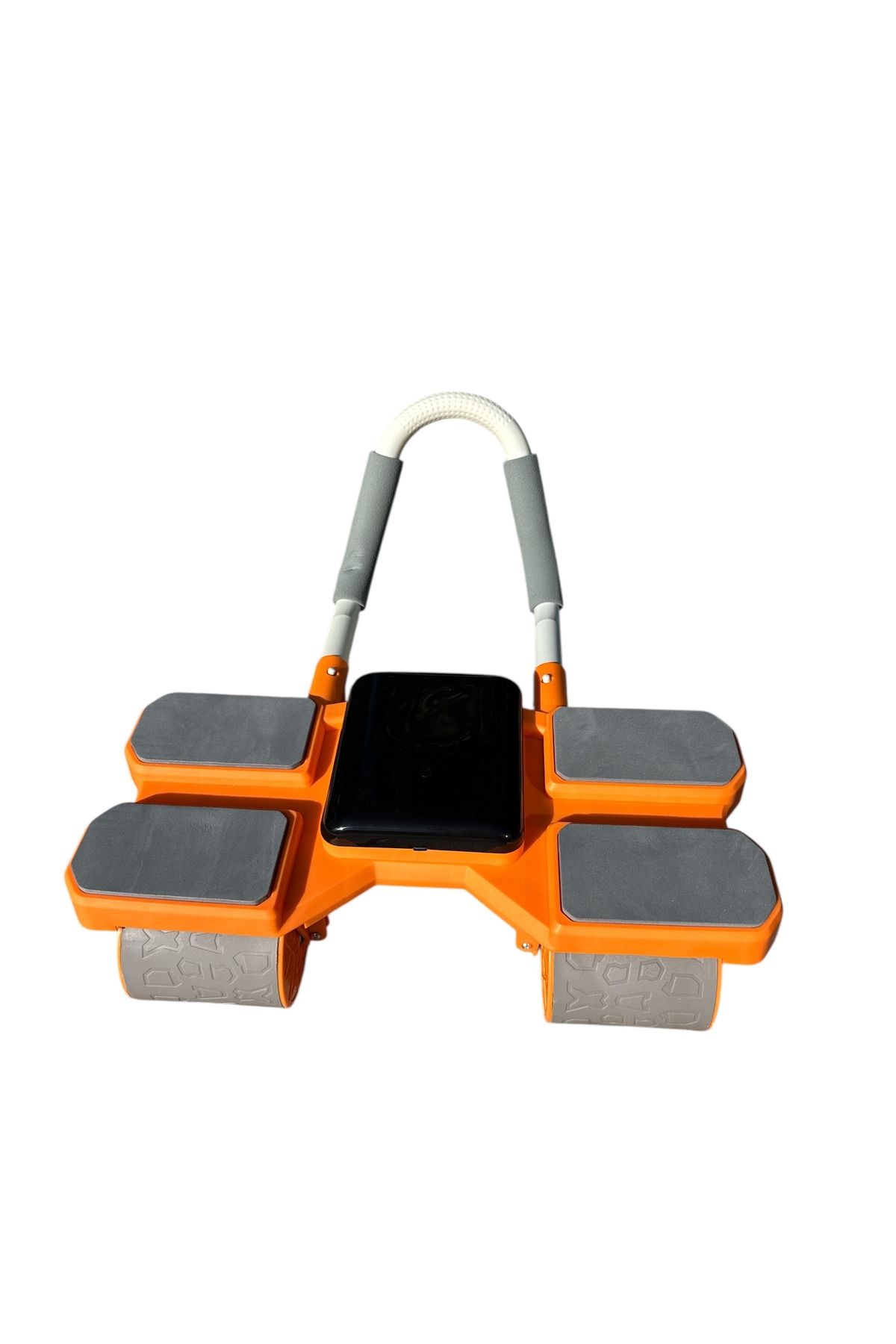 HEPİTOP Sayaçlı Ab Carver Pro Roller 4 Otomatik Geri Tepme Karın Egzersiz Tekeri + Diz Matı