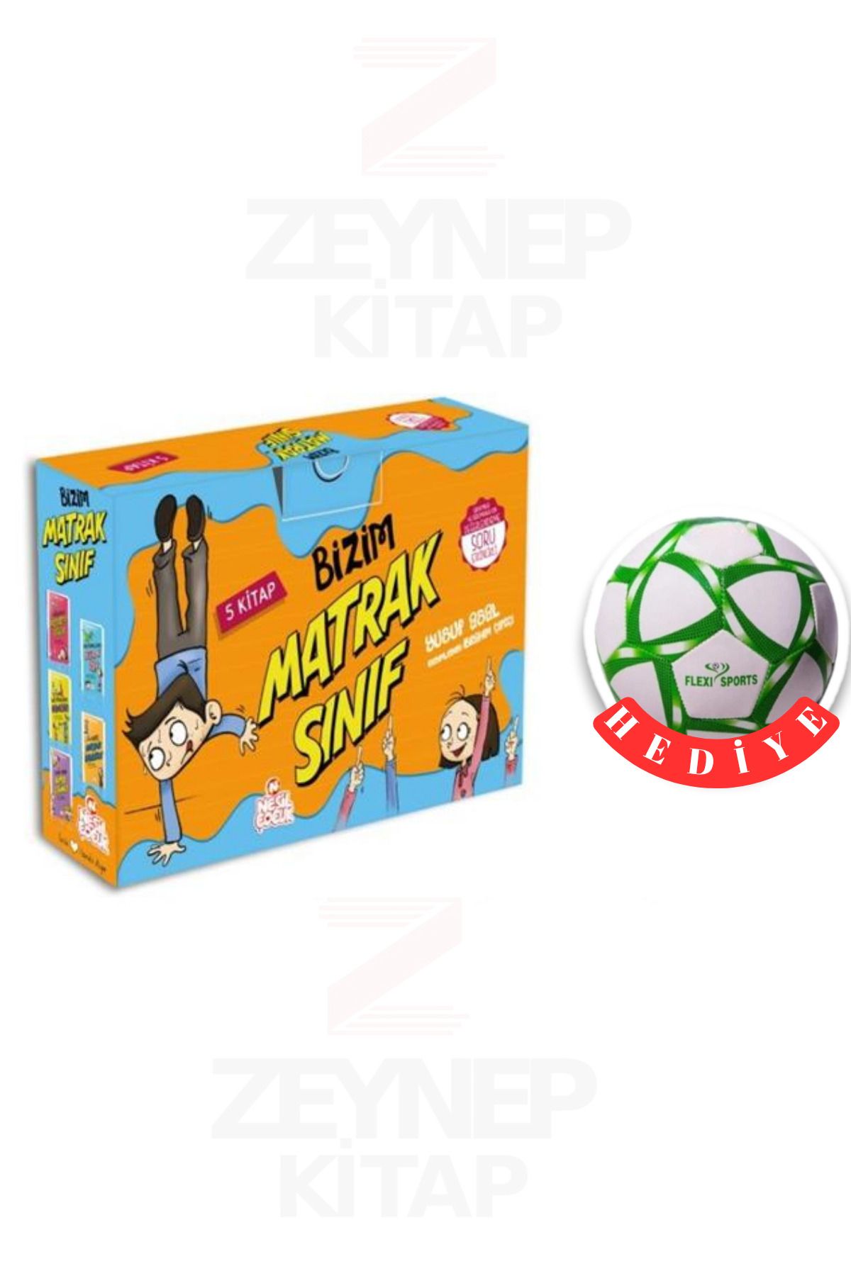 Nesil Yayınları Bizim Matrak Sınıf Seti - Yusuf Asal (Futbol Topu Hediye) (5Kitap+Soru Kitapçığı)