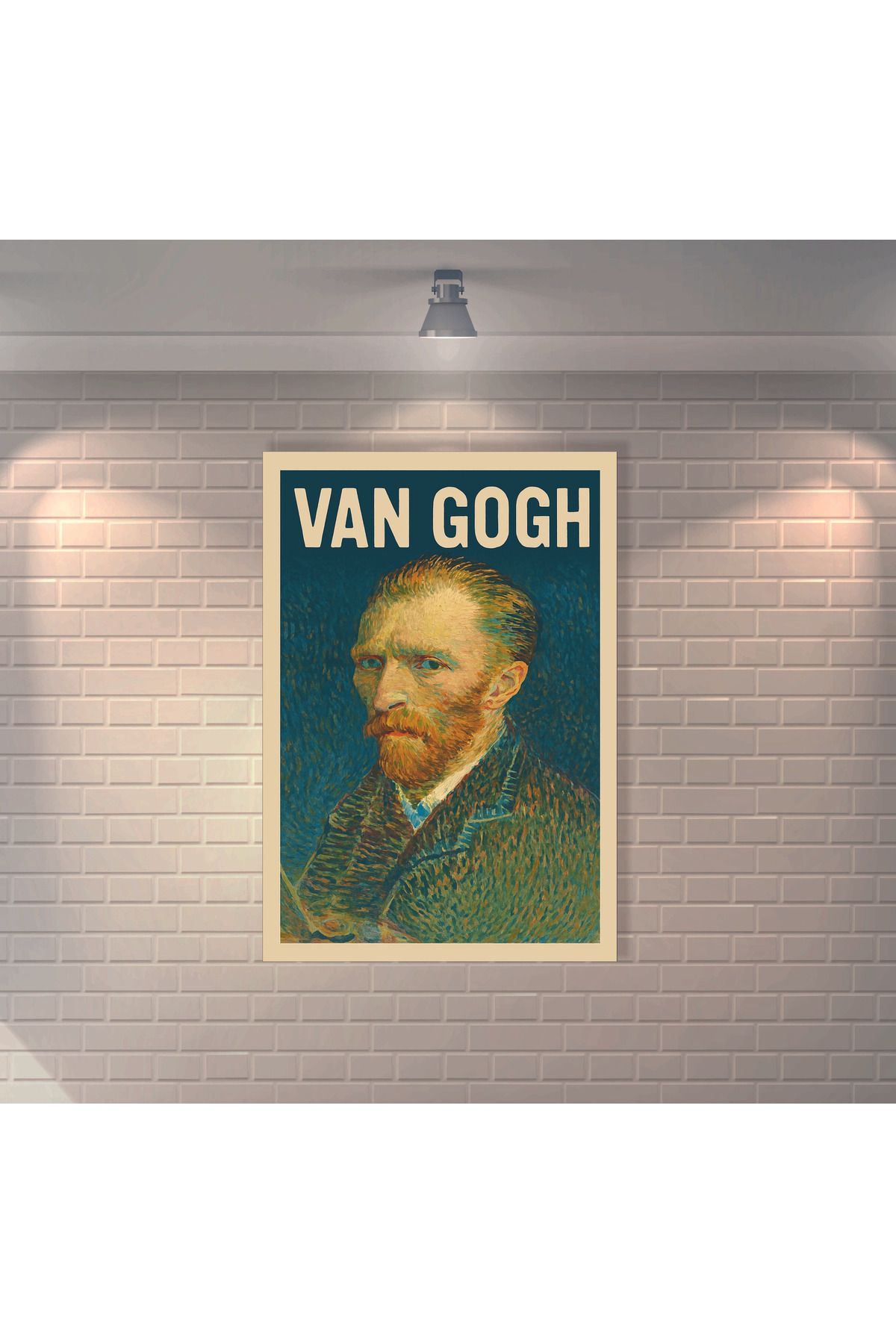 BBO REKLAM Van Gogh Retro MDF Duvar Dekarasyon Tablosu
