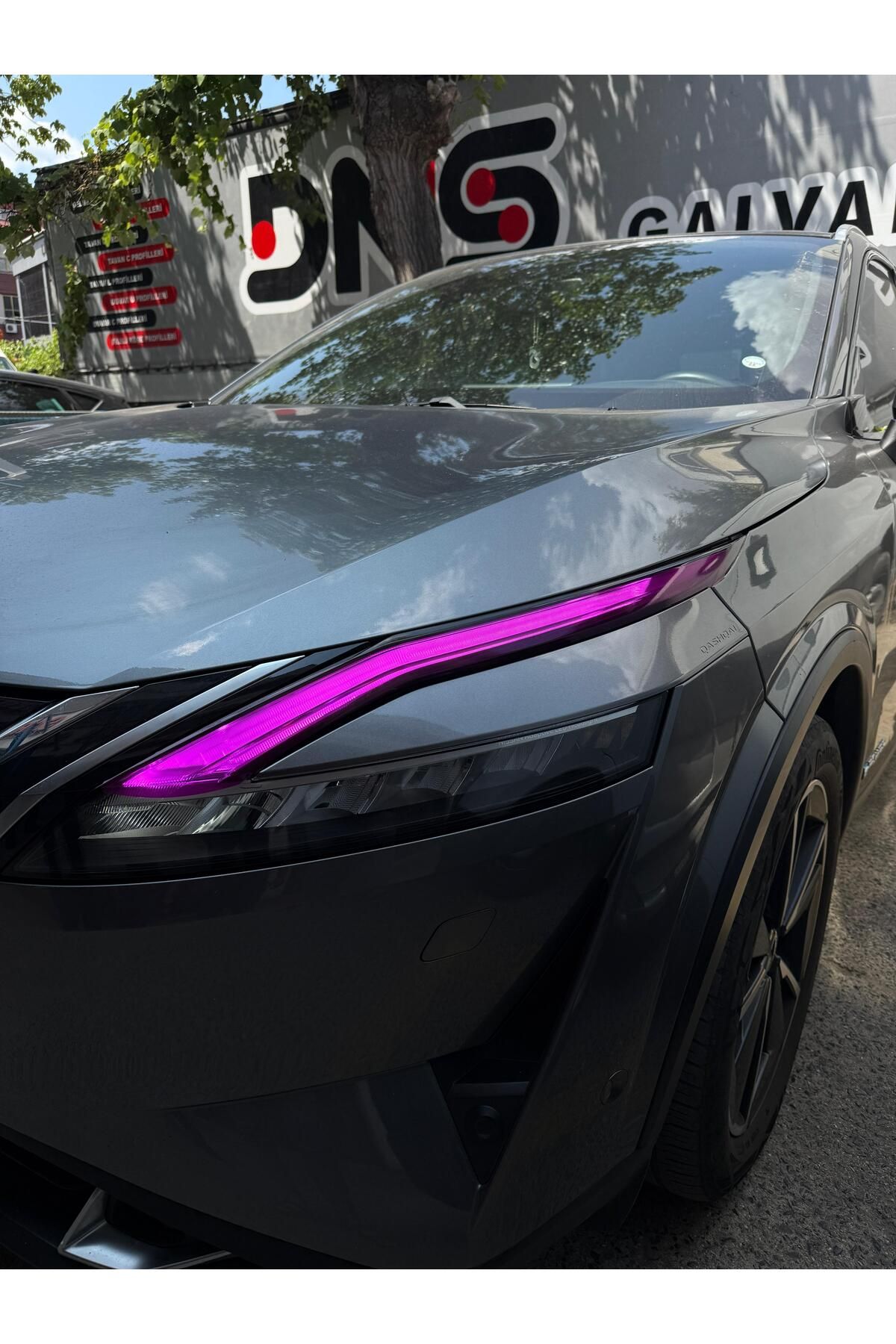 Nissan Qashqai 2024 Far Stıcker Set Mor