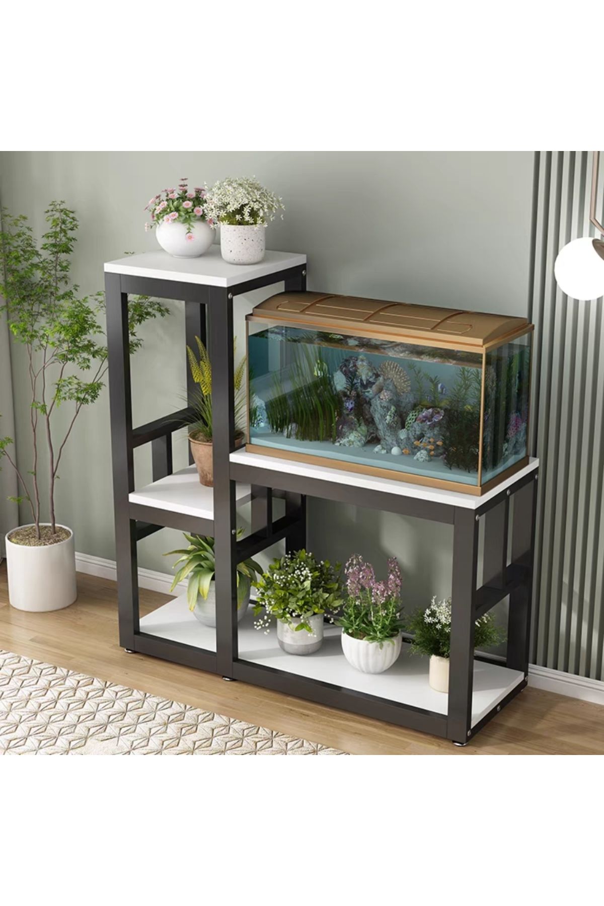anka design LOKİ RAFLI AKVARYUM SEHPASI