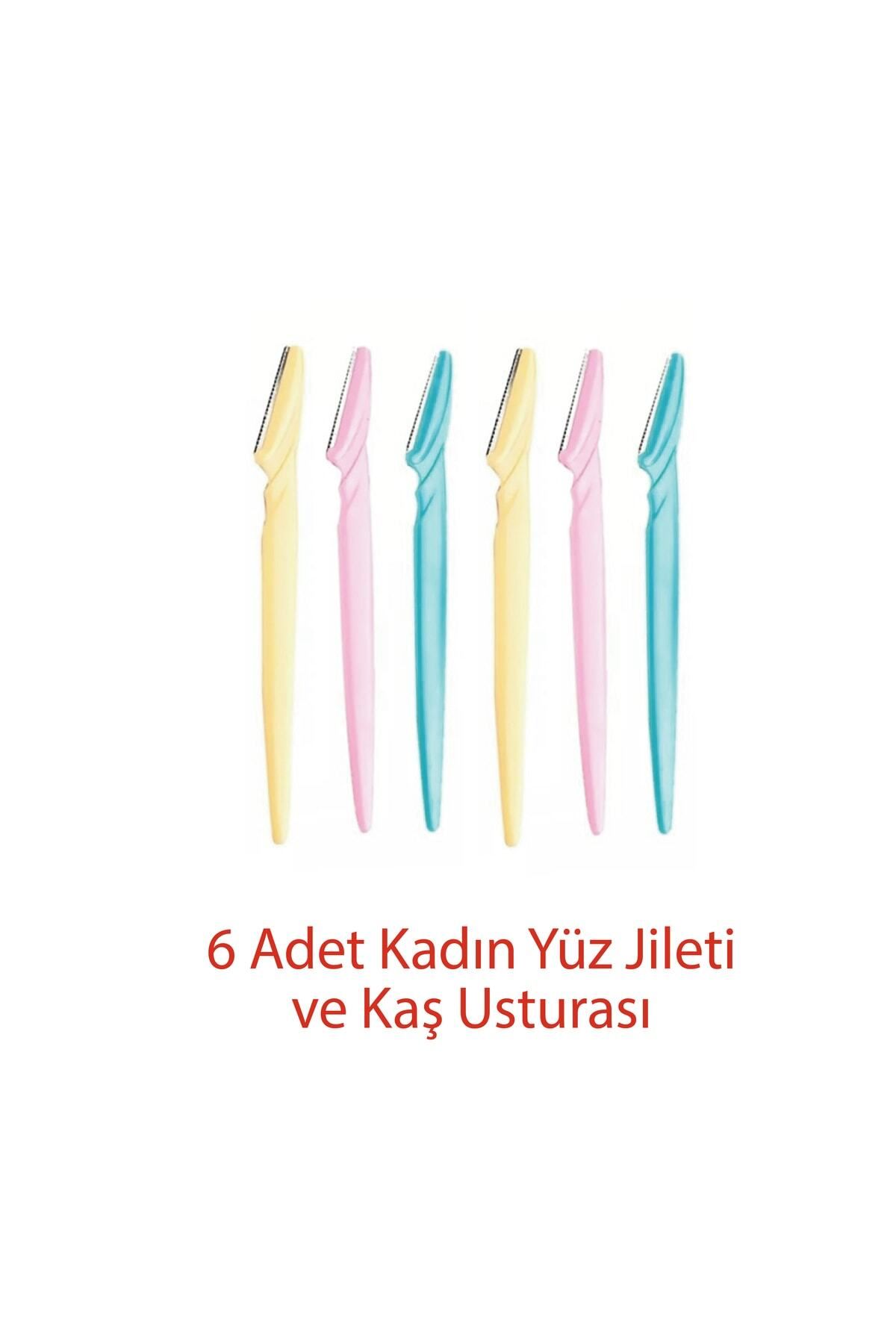 teknotrust 6'lı Kadın Yüz Jileti ve Kaş Usturası Seti, Hassas Temizlik ve Bakım İçin
