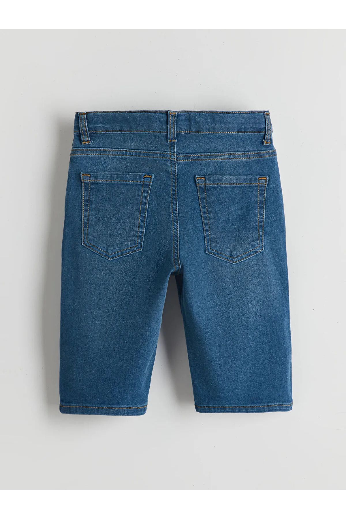 LC Waikiki-Boys' Jean Shorts with Adjustable Elastic Waist 1