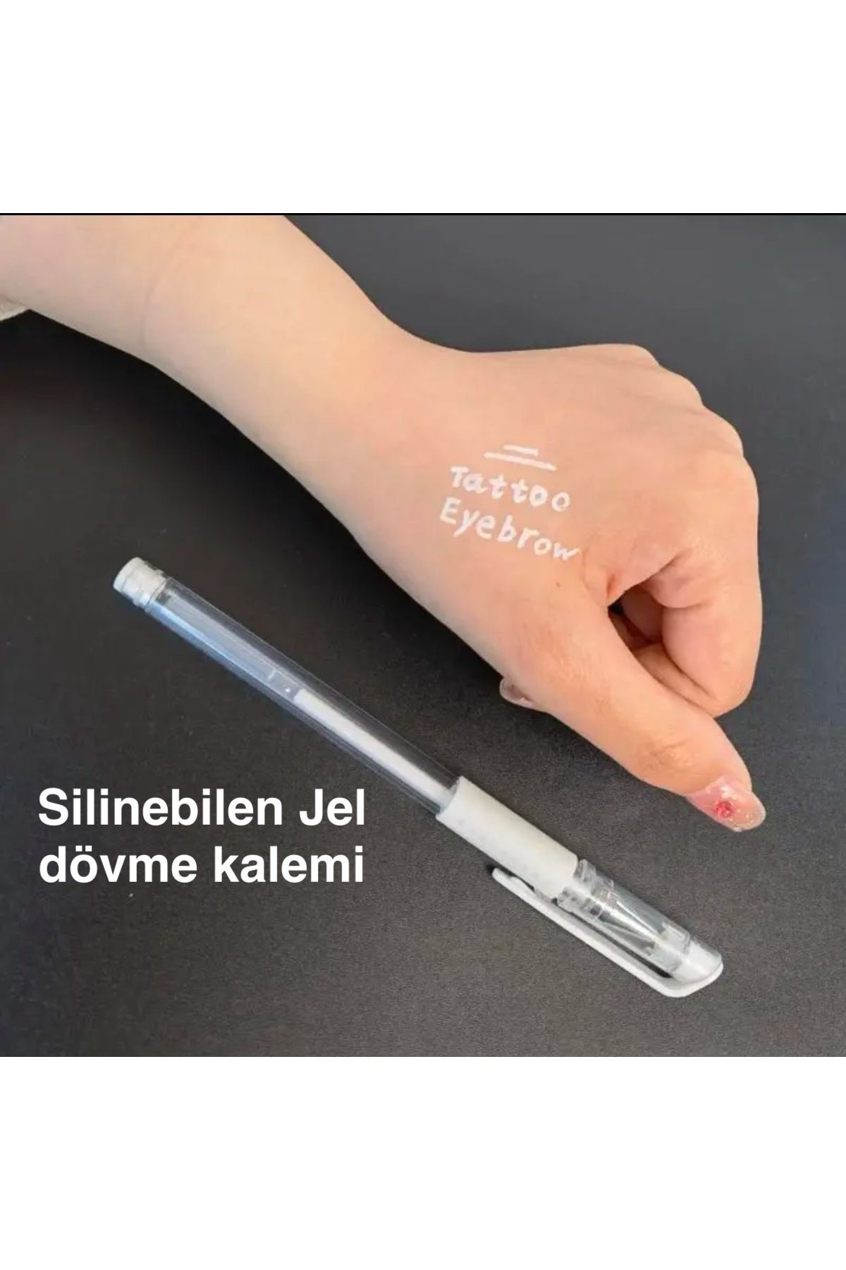 teknotrust 7'li Kaş Tasarım Seti, Tırtıklı Makas, Ustura, Fırça, Jel ve Kalem ile kolay kullanım