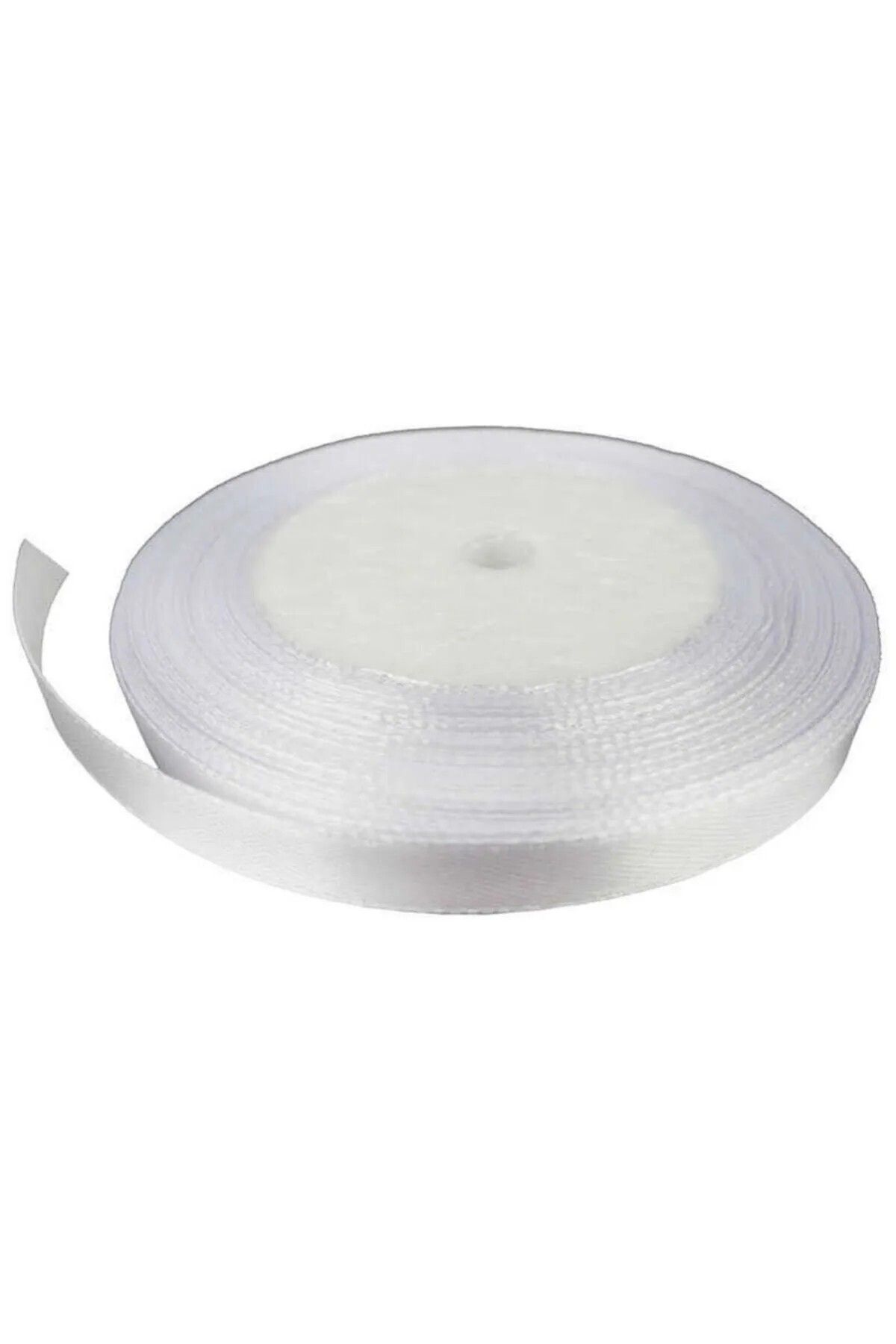 BİGÜMEX Saten Kurdele Ince 6 Mm - 10 Metre Kırmızı , Beyaz Kurdale