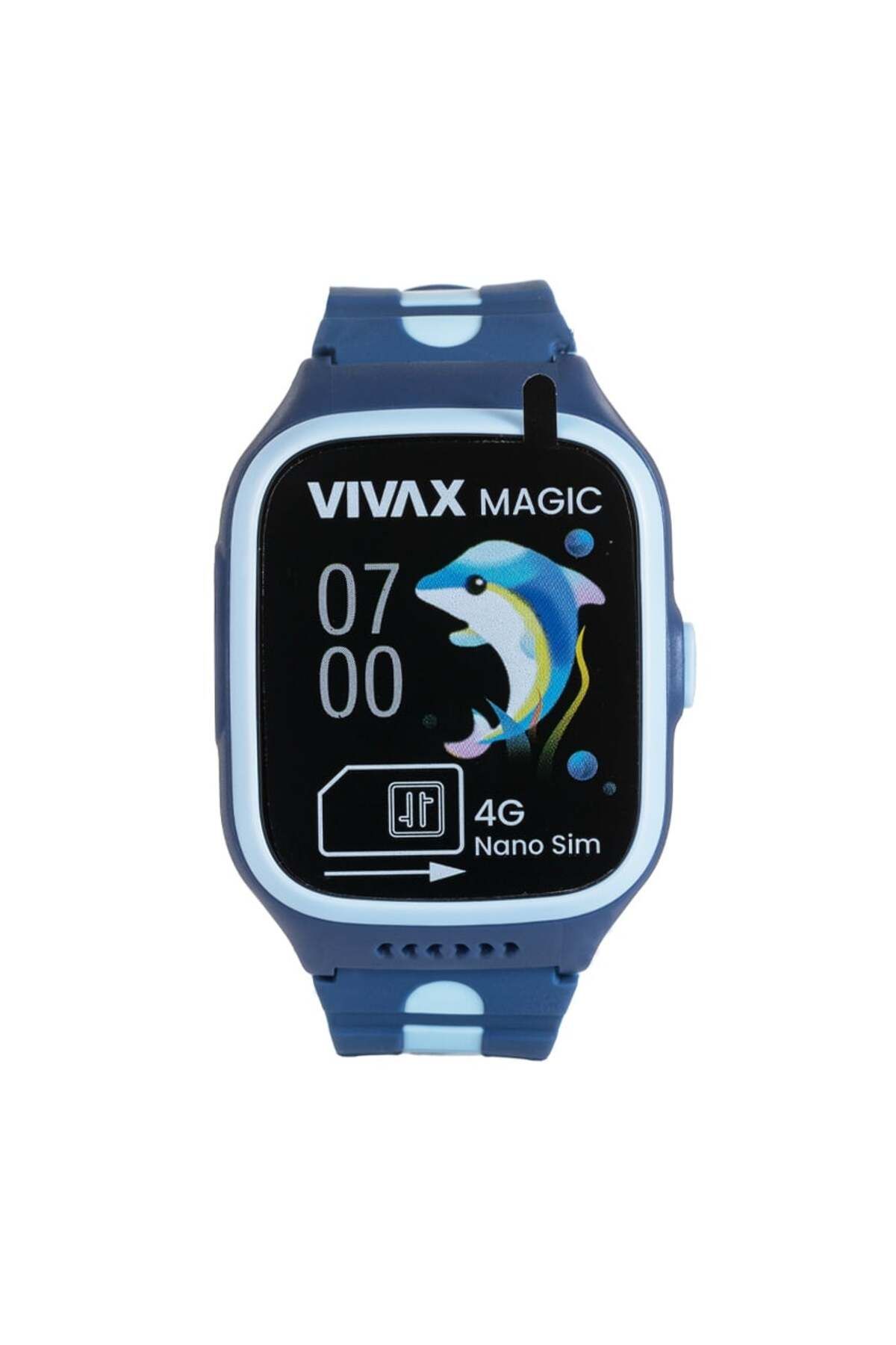 Vivax Oliva-Ceas inteligent pentru copii Vivax 4G MAGIC, Bluetooth 5.1, rezistență la apă, procesor ARM Cortex-R5, 64GB, albastru 1