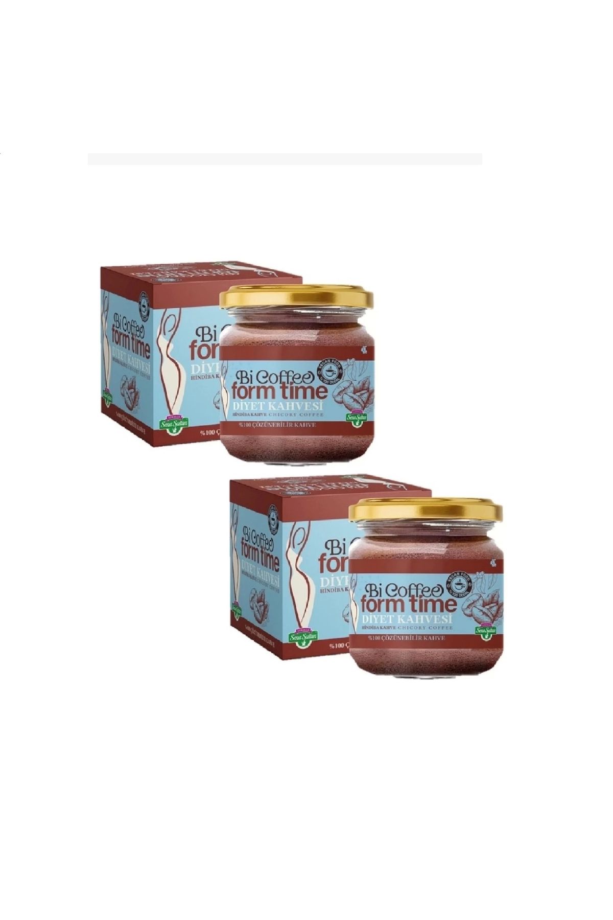 Lokman Sena Sultan Bi Coffee Hindiba Kahvesi Chicory Coffee 150 Gx2 Adet