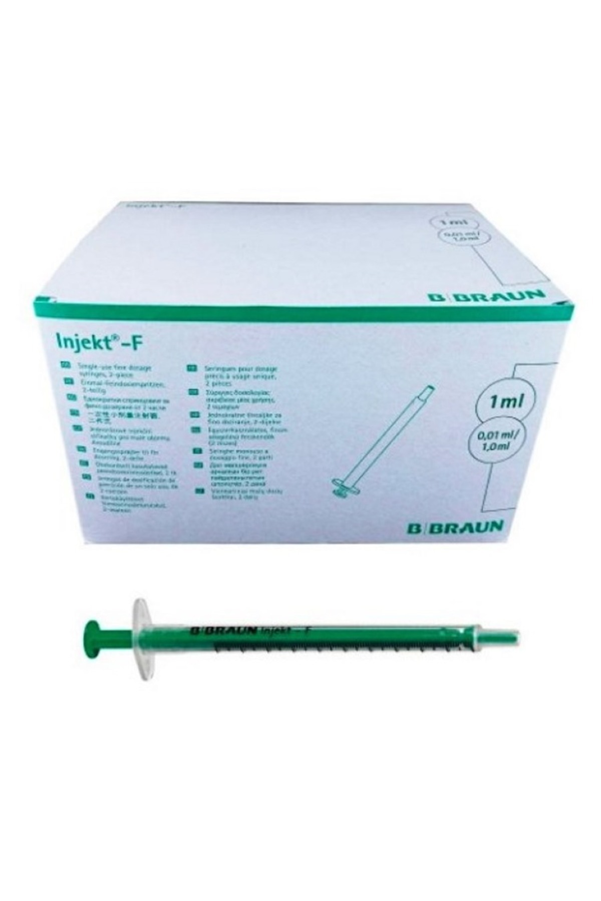 B-Braun Inject- F Luer Solo Enjektör -1 ml 100 Adet