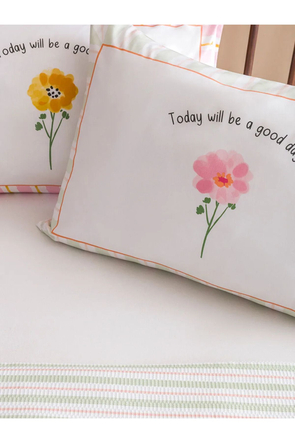 LC Waikiki-Lcw Home Mixed Flower Pattern Double Pique Set 4