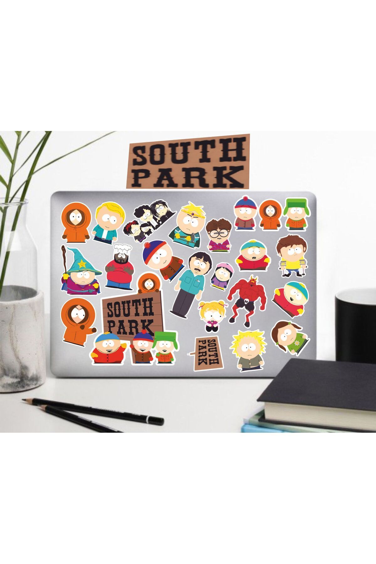 MS Major Selection South Park Defter Suluk Laptop Notebook Tablet Telefon Kılıf Sticker Seti