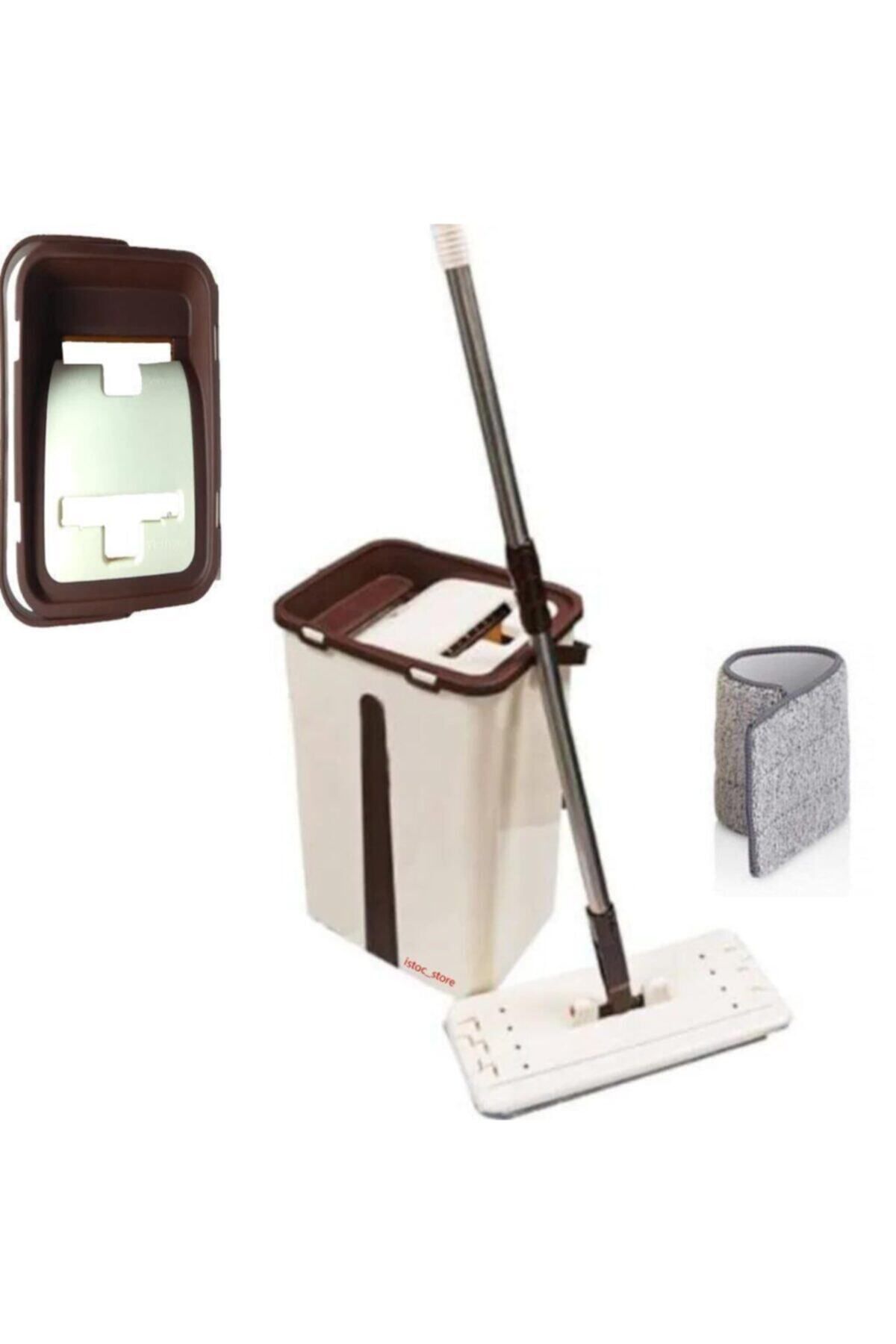 teknotrust İki Hazneli Microfiber Tablet Mop Seti, Pratik ve Etkili Temizlik Çözümü