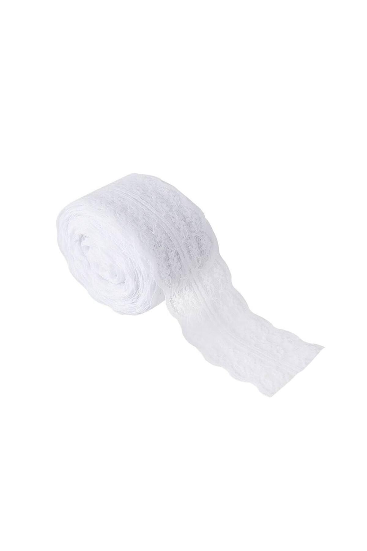 DUCK HOBY 20 Metre Çift Katlı Güpür Dantel Kurdele ( En : 4,5 Cm)