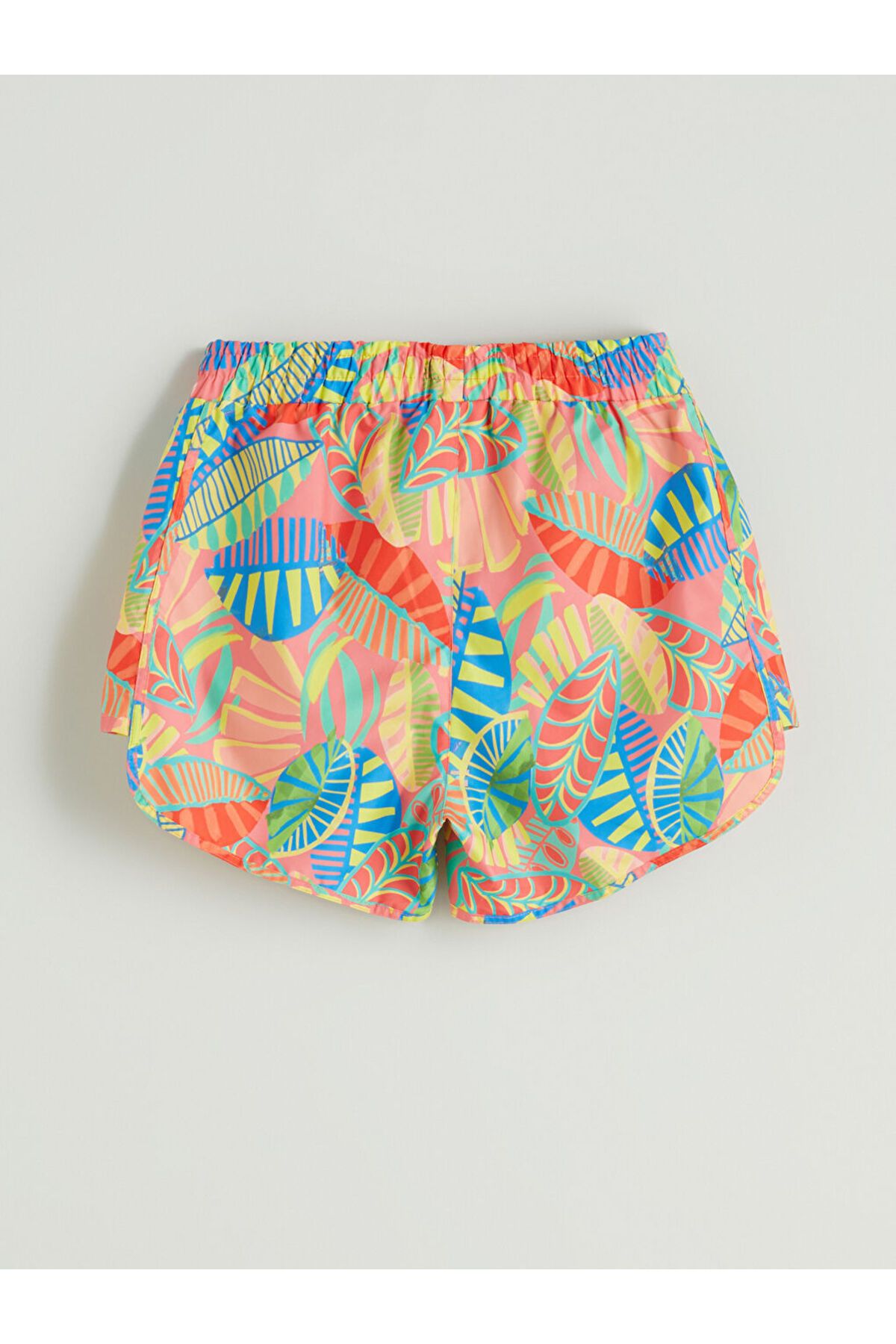 LC Waikiki-Lcw Patterned Women's Swim Shorts with Elastic Waist 6