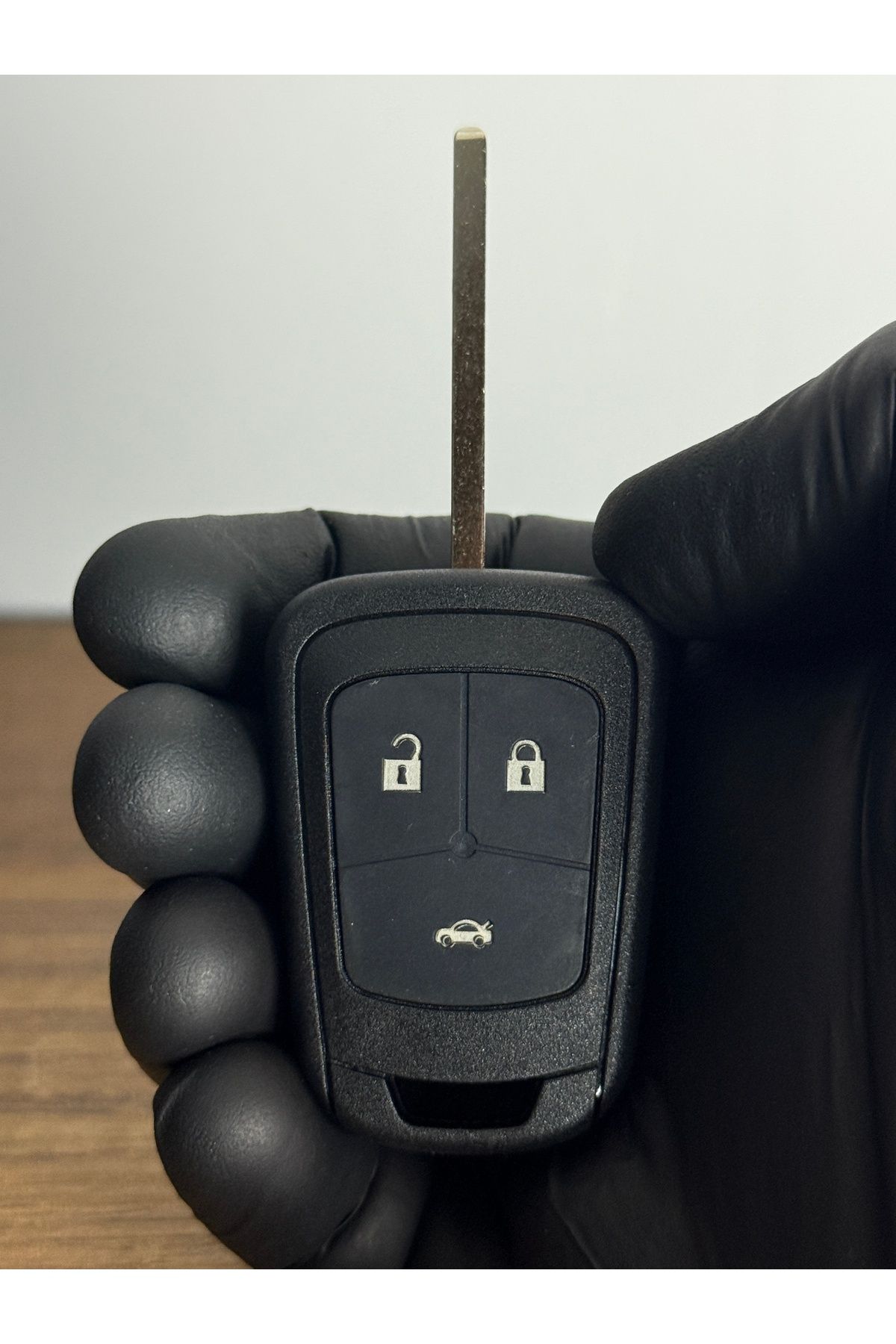 Mavi Keys Opel Insignia Astra J Chevrolet cruze 3 Düğmeli Sustasız Anahtar Kumanda Kabı