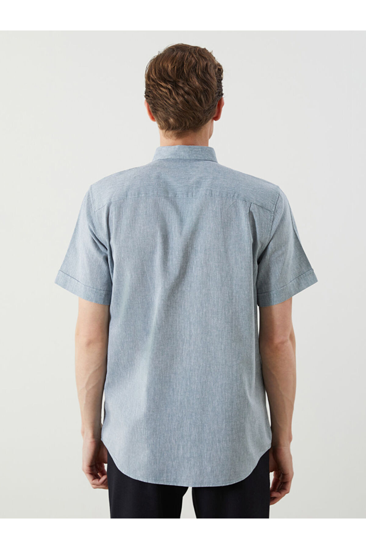 LC Waikiki-Sparkling Selections from Shining Store |   Regular Fit Linen Blend Men's Shirt 4