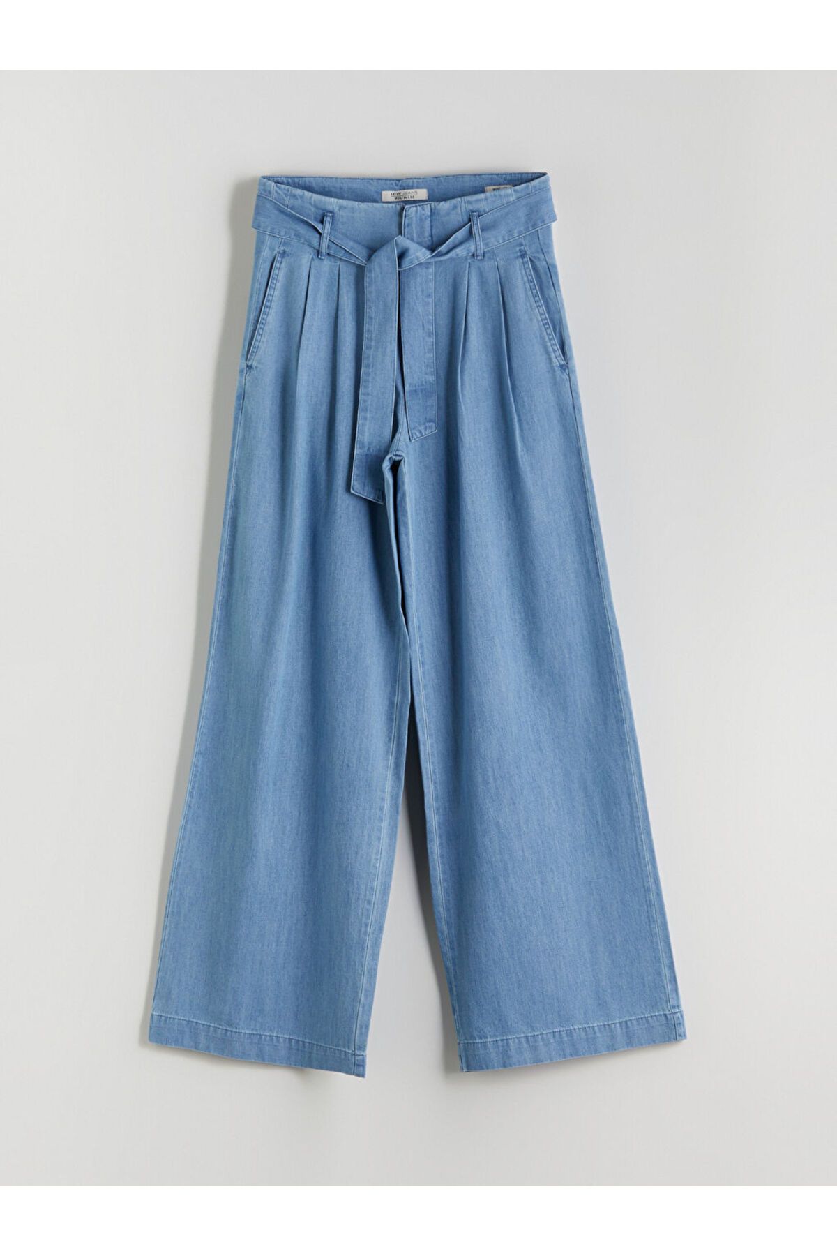 LC Waikiki Beli Kuşaklı Wideleg Kadın Jean Pantolon