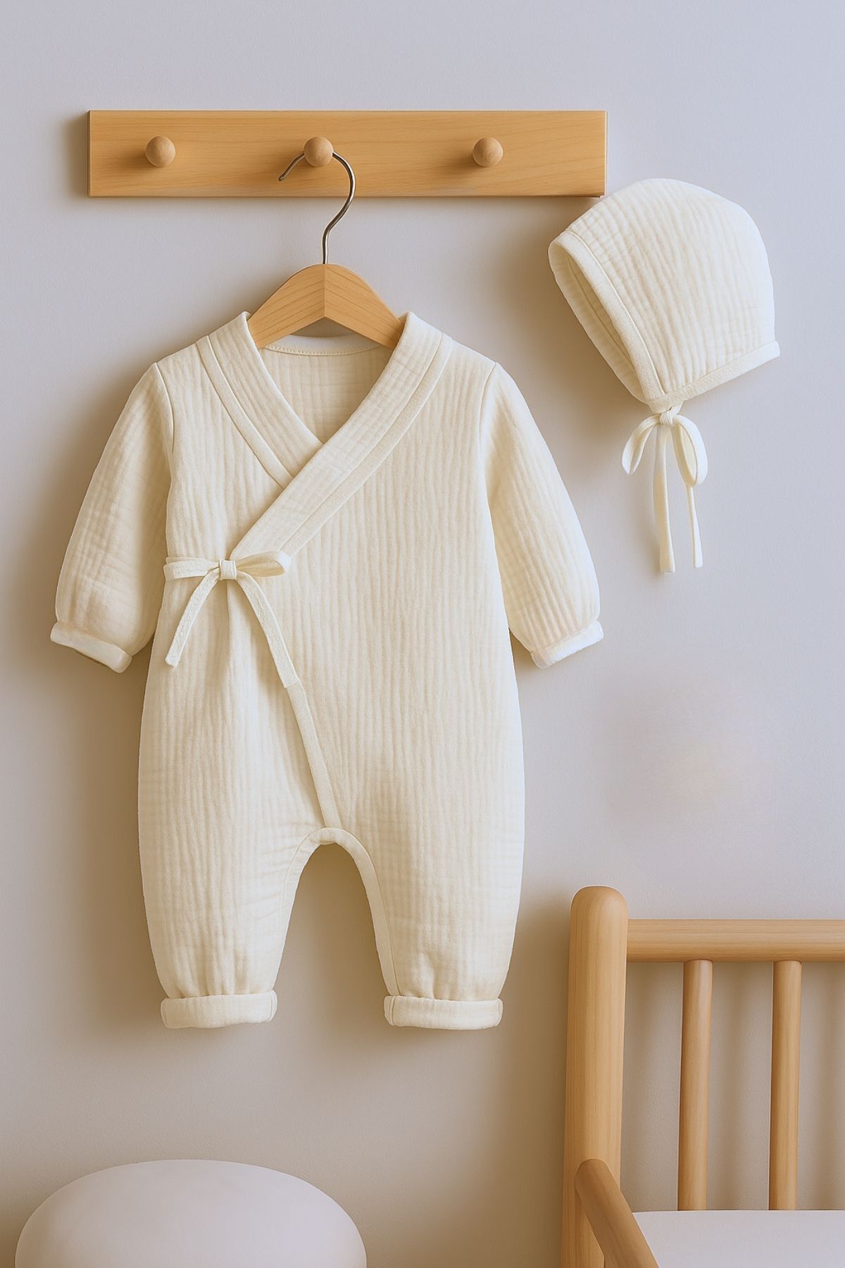 Minytrendy Erkek Bebek İsim Nakışlı Yenidoğan Tulum Müslin Takım Hastane Çıkışı Mevlüt Takımı Hediyelik fotoğrafı 5 (önizleme)