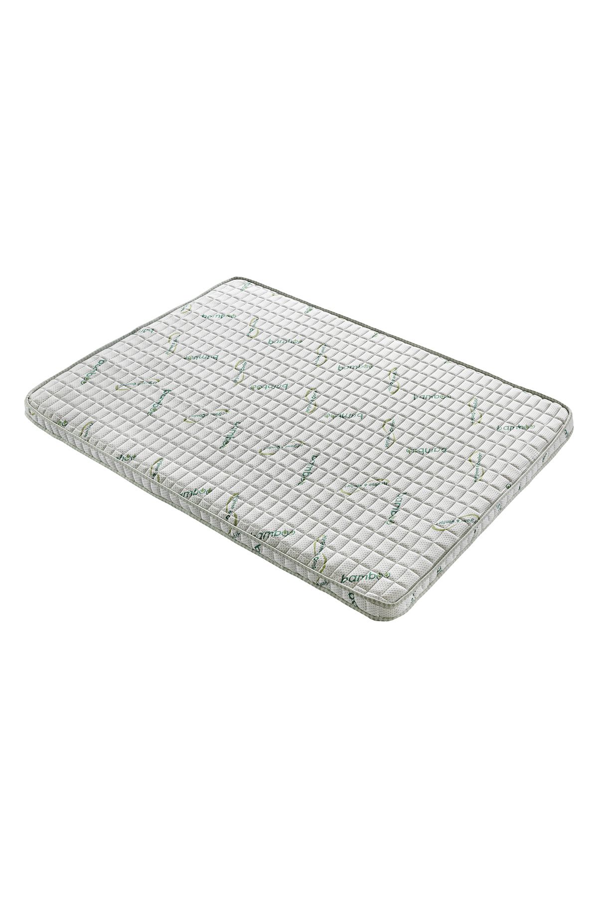 PİAR HOME 7 Cm Bamboo 90x190 Visco Katmanlı Lastikli Uyku Pedi Yatak Şiltesi Lüx Ortopedik Yatak Pedi