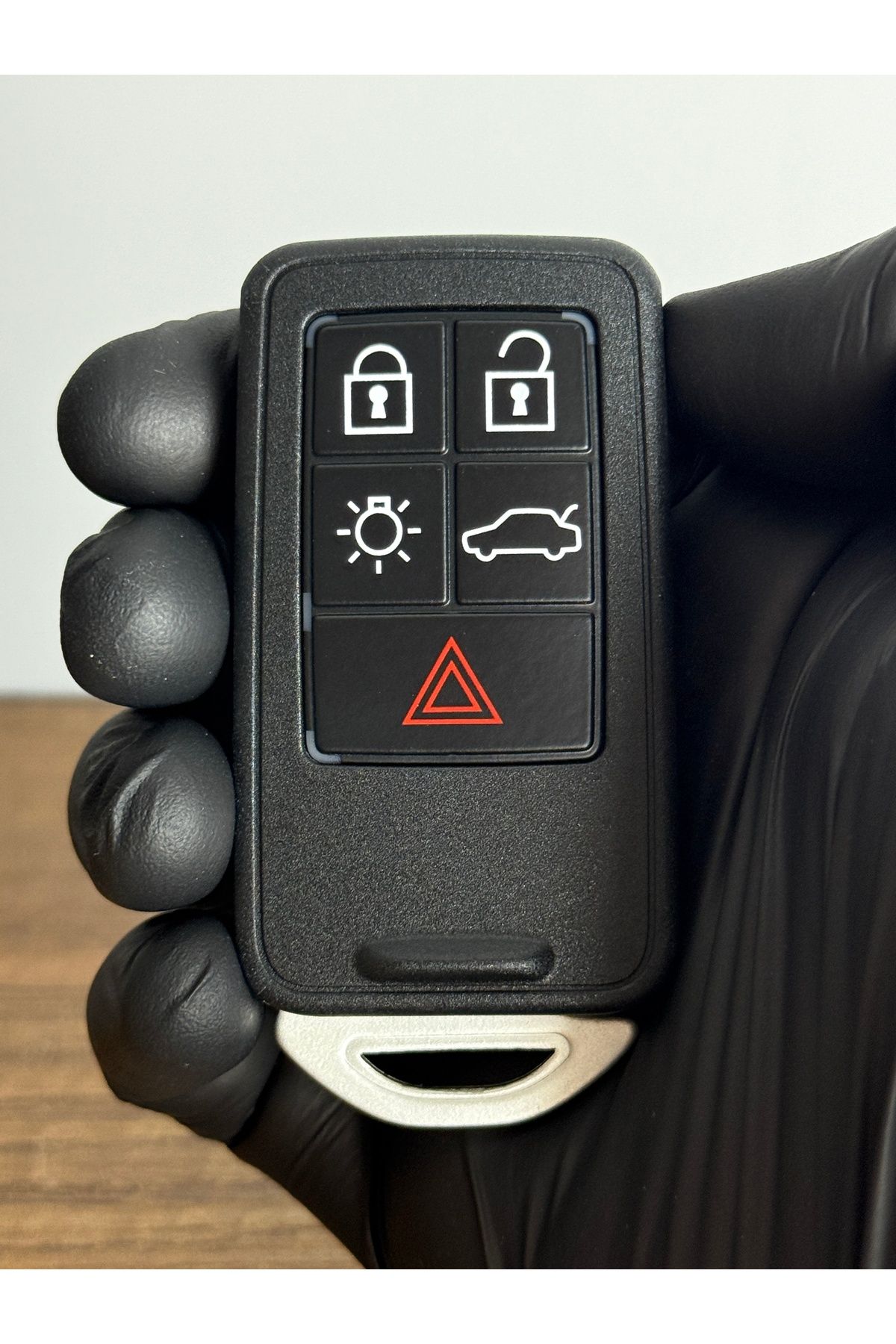 Mavi Keys Volvo S40 S60 S90 V40/S60/V60/V70/S80/XC60/XC70/XC90/ 5 Düğmeli Anahtar Kumanda Kabı
