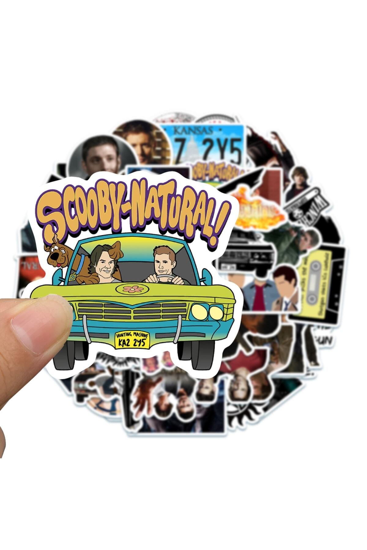 MS Major Selection Supernatural Dizisi 2.seri Laptop Notebook Tablet Sticker Seti