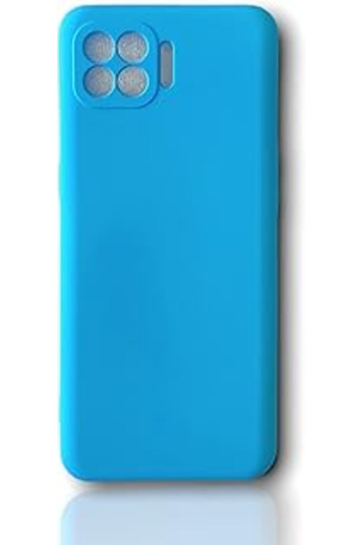 Pazarcan Cupcase®Oppo Reno 4 Lite Uyumlu Kılıf Kamera Lens Korumalı Esnek Silikon Yıkanabilir Uzun Ömürlü Ka