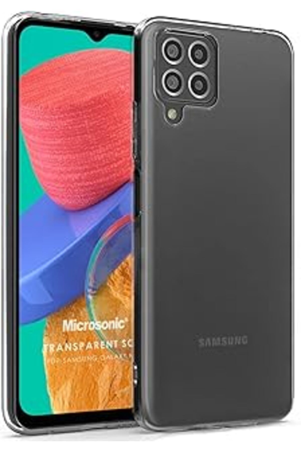 Karachil Microsonic Samsung Galaxy M33 Için Kılıf Transparent Soft Şeffaf [Galaxy M33 Ile Uyumlu Kılıf - Şef