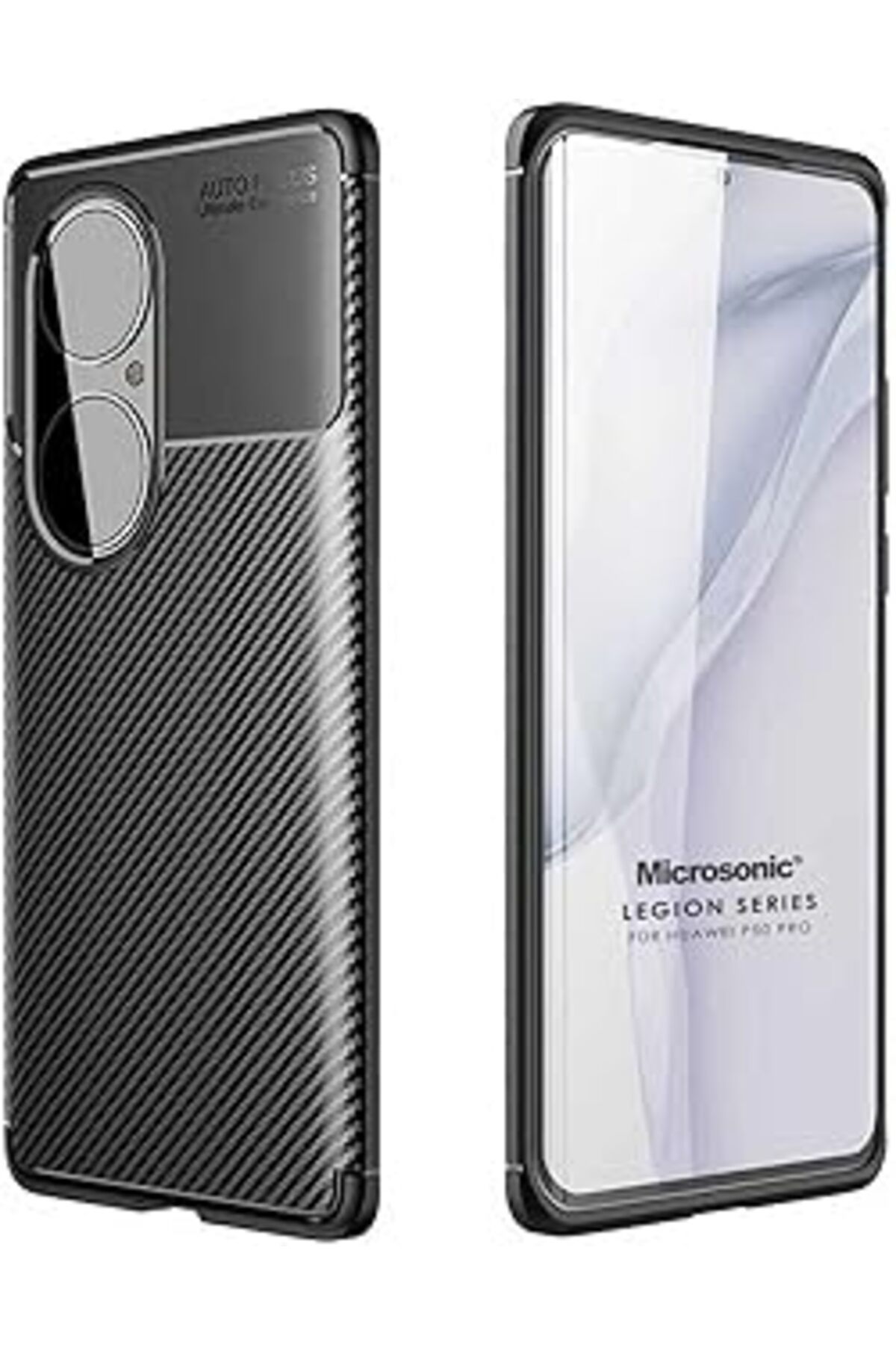 Karachil Microsonic Huawei P50 Pro Için Kılıf Legion Series Siyah [P50 Pro Ile Uyumlu Kılıf - Siyah]