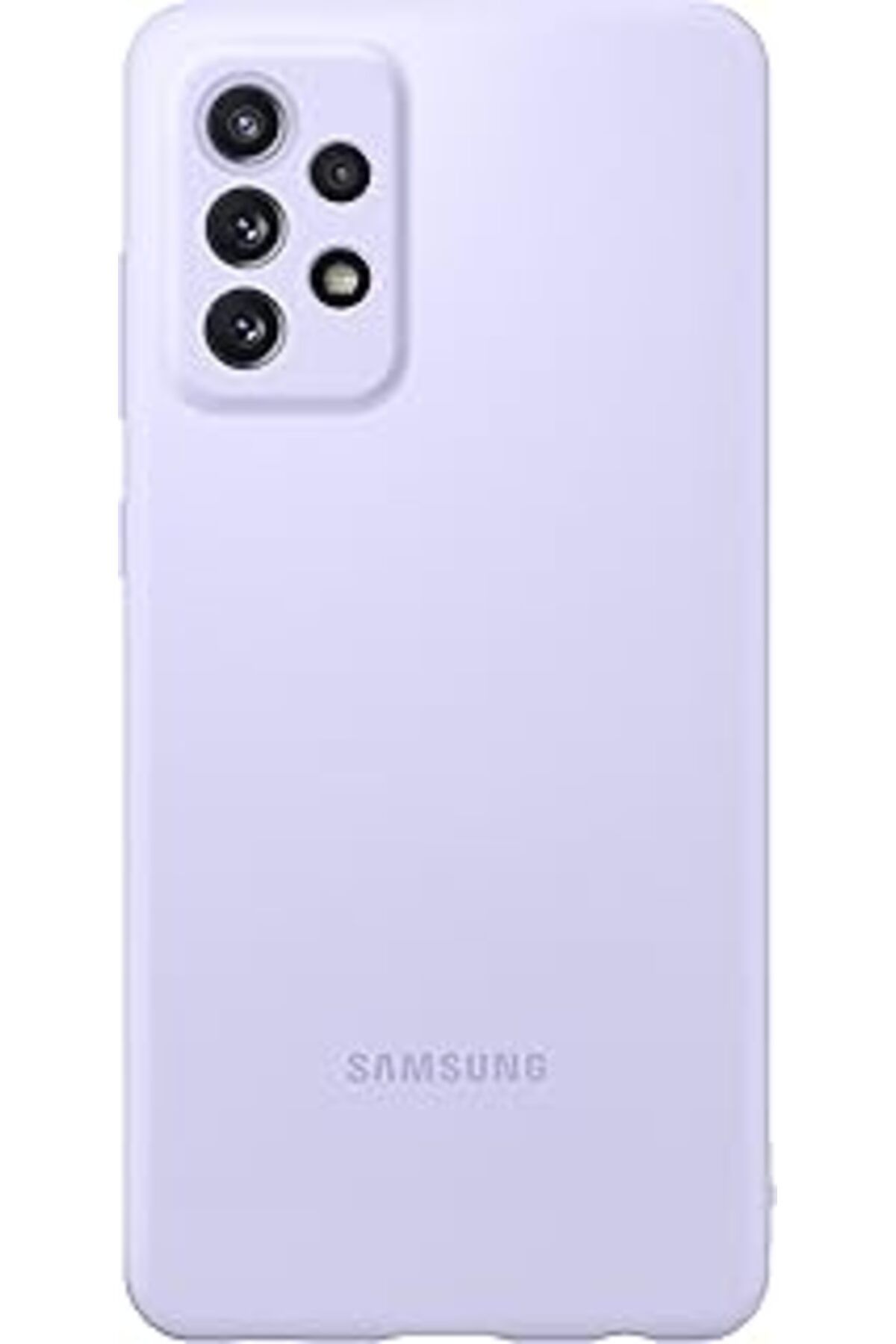 Karachil Samsung Galaxy A72 Slim Silikon Kılıf - Mor
