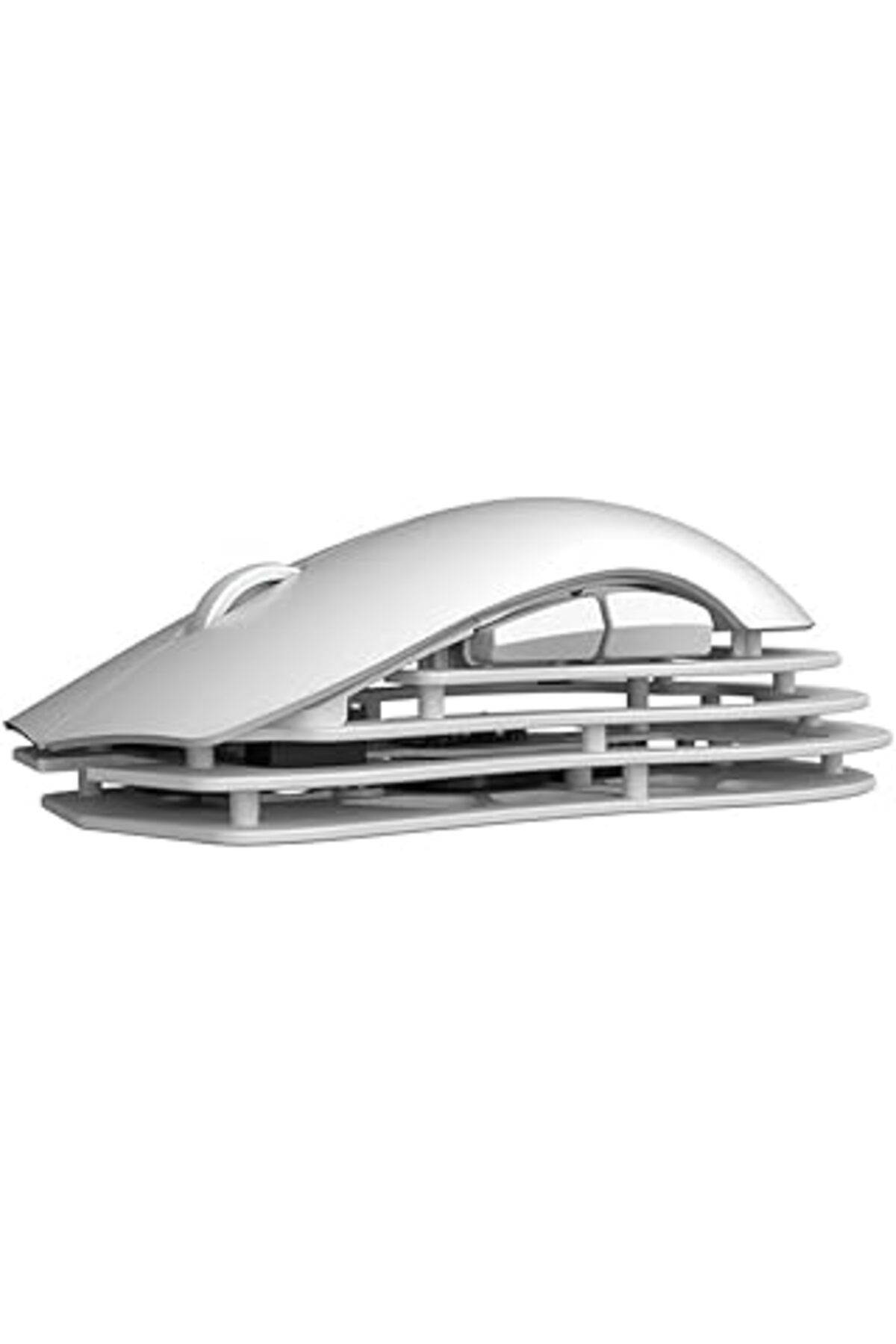 Pazarcan M259 Mouse Magnezyum Alaşımlı, Paw3395 Optik Sensör, 26000 Dpi, 2.4Ghz / Usb Kablolu (Beyaz)