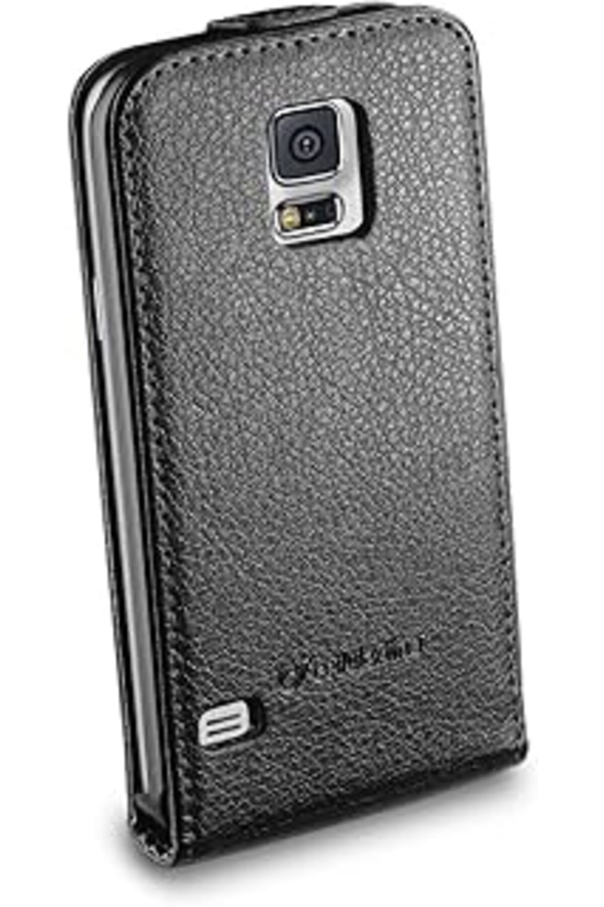 Pazarcan Cellular Line Samsung Galaxy S5 Flap Essential Deri Kılıf Siyah - Flapessengals5Bk