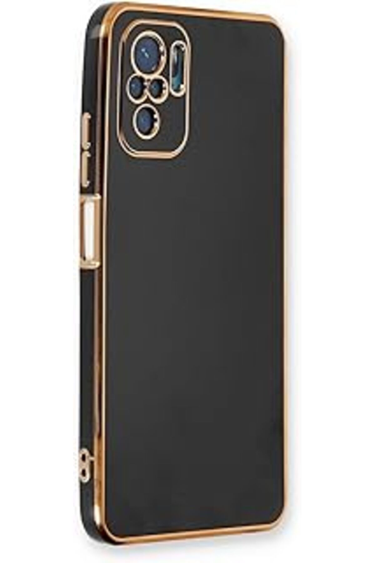 Karachil Microsonic Xiaomi Redmi Note 10 Için Kılıf Olive Plated Siyah [Redmi Note 10 Ile Uyumlu Kılıf - Siy
