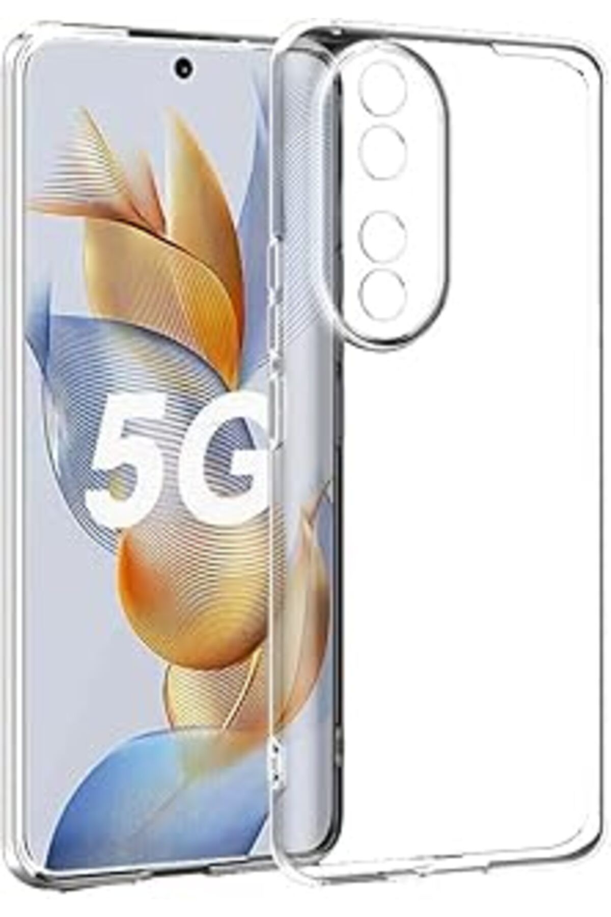 Pazarcan Zore Honor 90 Kılıf Süper Silikon Kapak, Renksiz