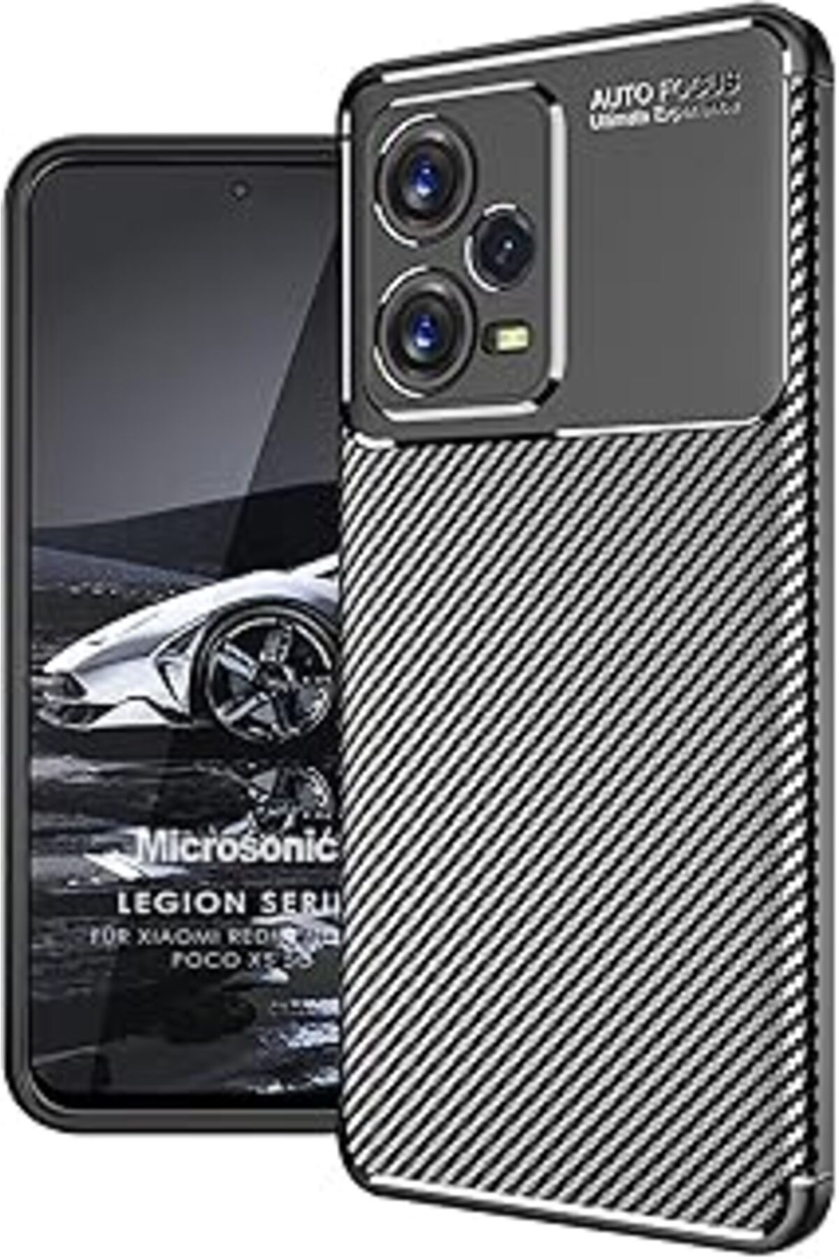 Karachil Microsonic Xiaomi Poco X5 5G Için Kılıf Legion Series Siyah [Poco X5 5G Ile Uyumlu Kılıf - Siyah]