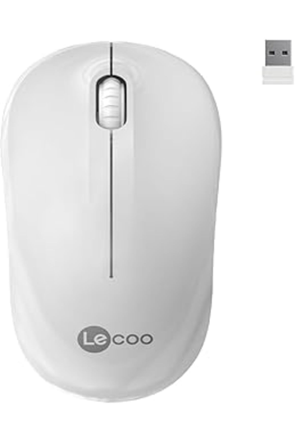 Pazarcan Lecoo Ws206 Kablosuz 1200Dpi 3 Tuşlu Sessiz Pc, Mac, Dizüstü Bilgisayar Için, Usb Mini Alıcı Ile Op
