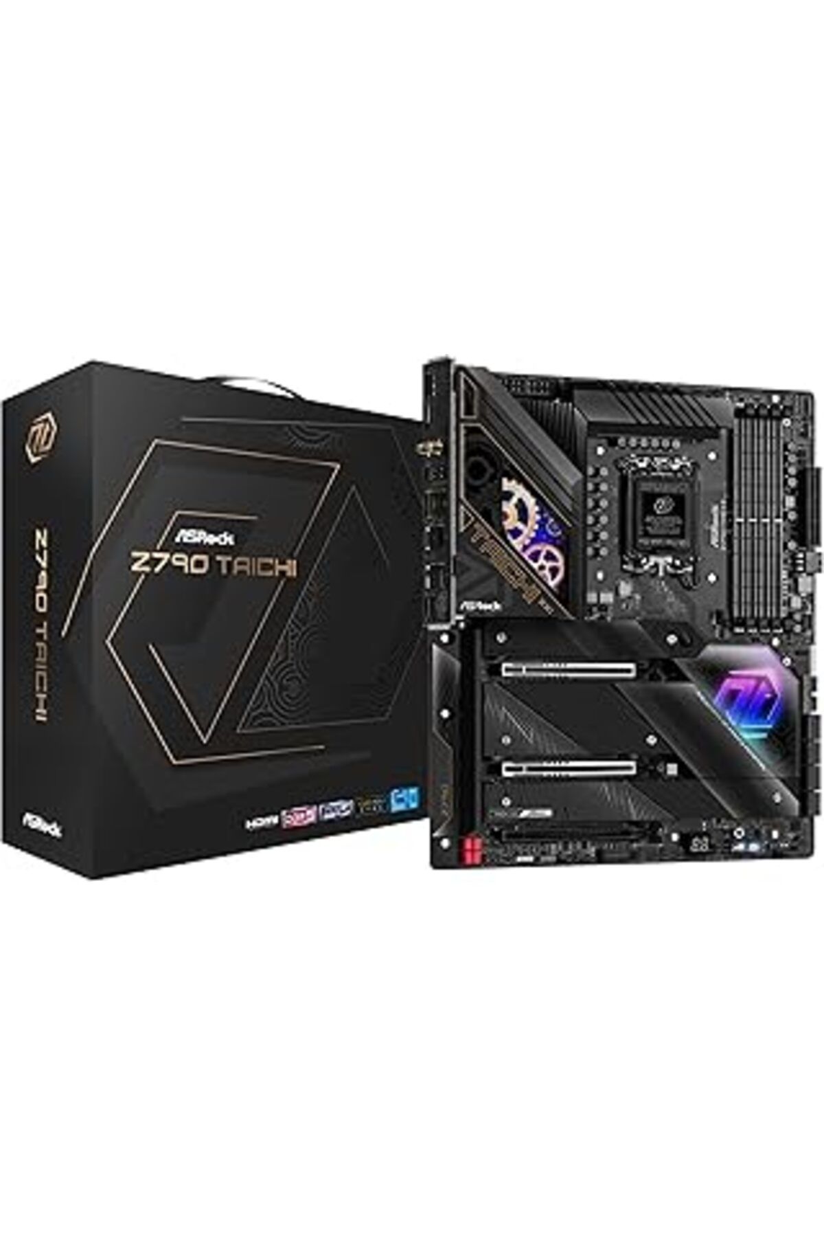 Pazarcan Asrock Z790 Taichi Wifi Rgb Eatx Anakart Intel Lga1700, Ddr5, 5X M.2 Ssd, 8K 60Hz, Usb Type-C, Wifi