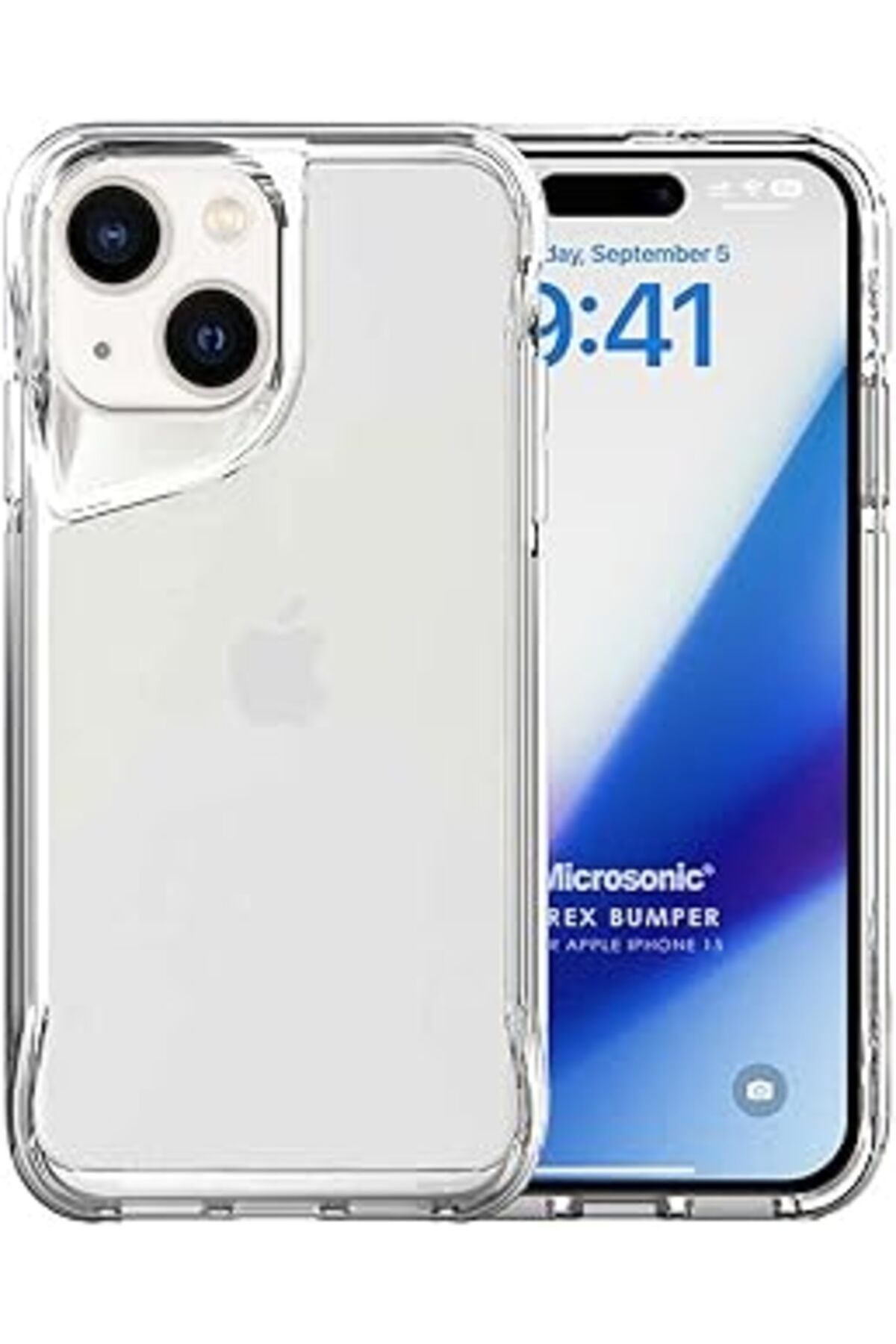 Karachil Microsonic Kılıf Apple Iphone 15 Için Trex Bumper Şeffaf [Iphone 15 Ile Uyumlu Kılıf - Şeffaf]