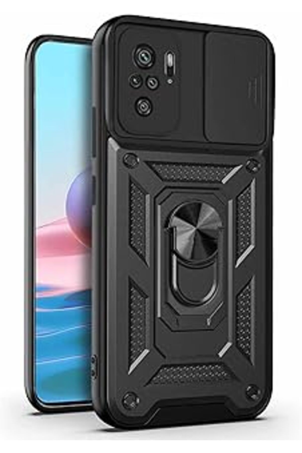 Pazarcan Microsonic Xiaomi Poco M5S Için Kılıf Impact Resistant Siyah [Poco M5S Ile Uyumlu Kılıf - Siyah]