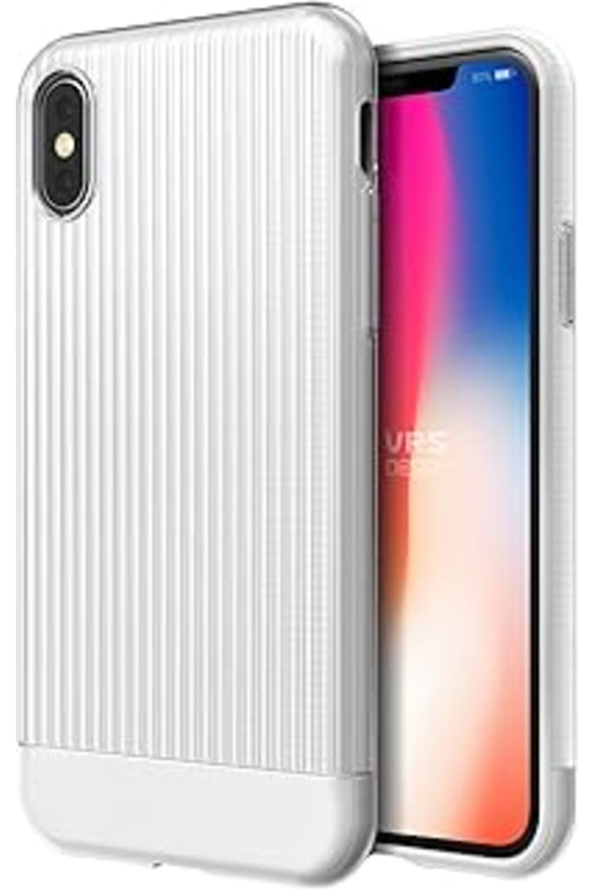 Karachil Vrs Design Vrsipxsc Iphone X/ Xs Shine Coat Kılıf, İnce Arka Kapak, Beyaz