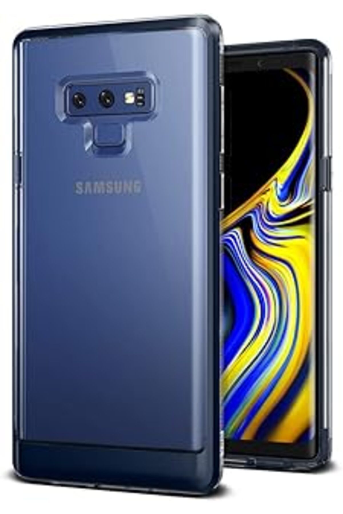 Karachil Vrs Design Vrsn9Cb Galaxy Note 9 Crystal Bumper Kılıf, Deep Sea Blue