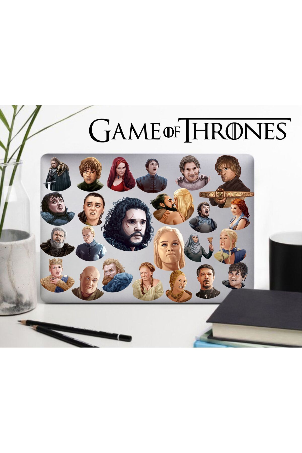 MS Major Selection Game of Thrones Sticker Telefon Laptop Notebook Tablet Defter Matara Stiker Etiket
