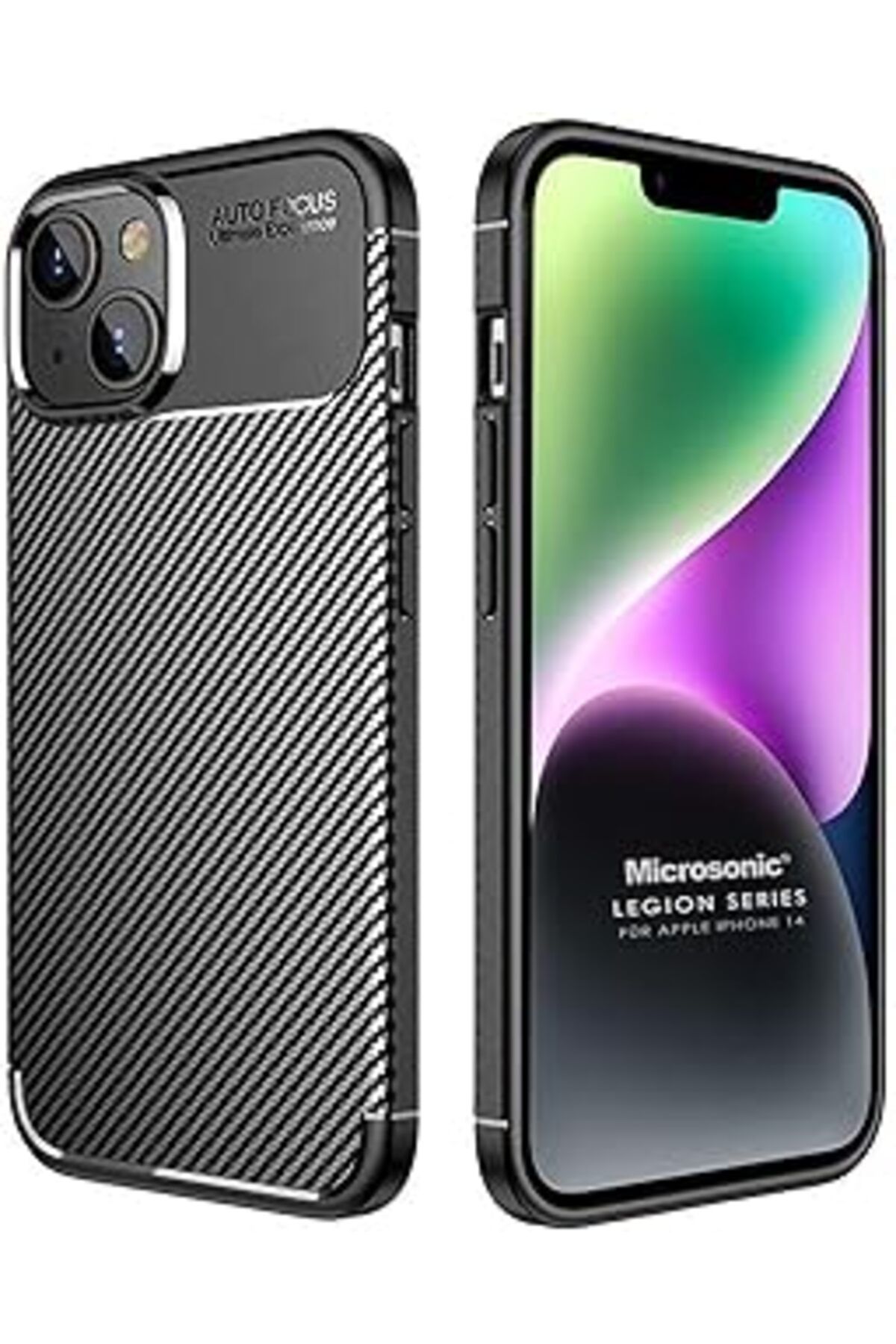 Pazarcan Microsonic Apple Iphone 14 Için Kılıf Legion Series Siyah [Iphone 14 Ile Uyumlu Kılıf - Siyah]