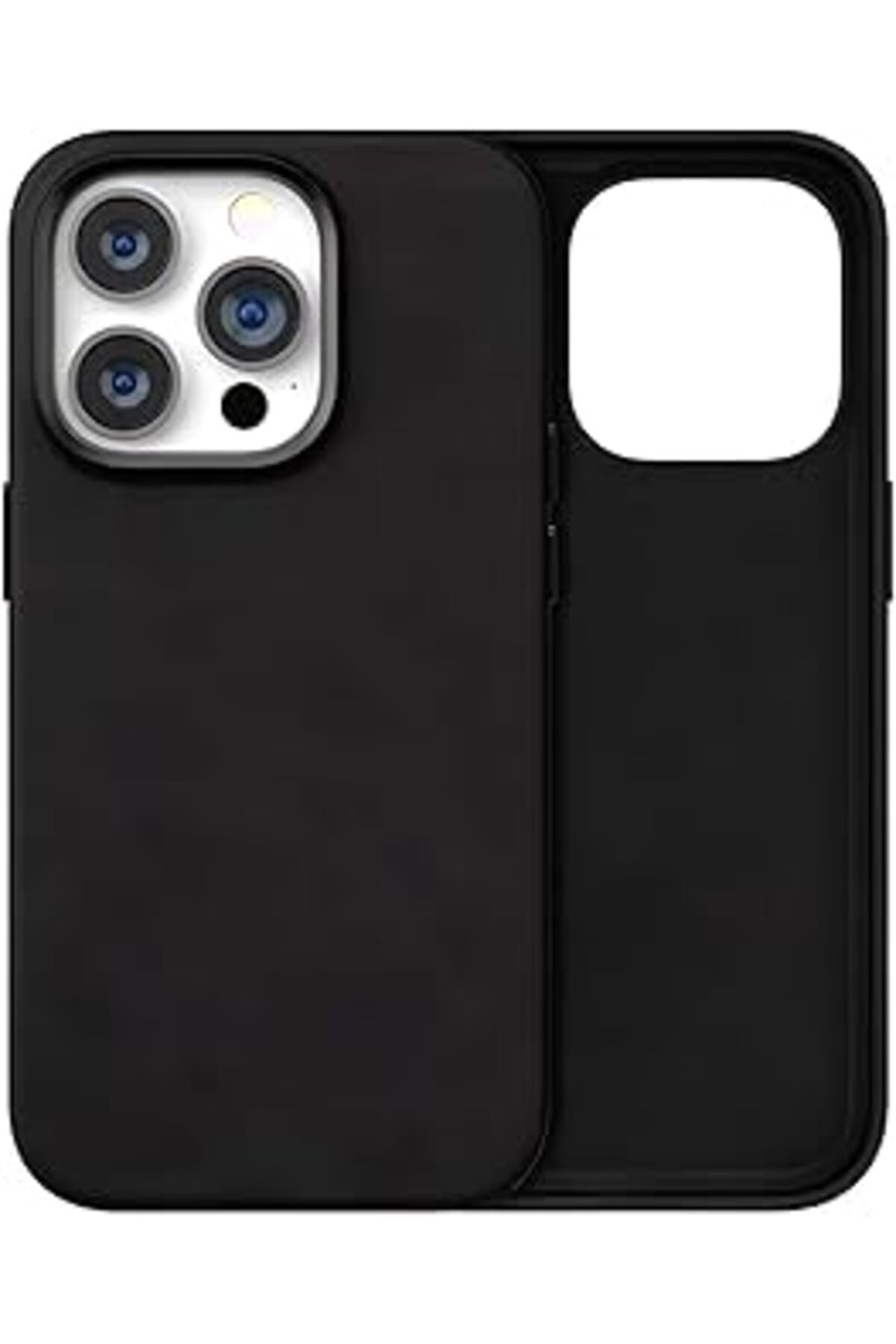 Pazarcan Minesk Iphone 13 Ve Iphone 14 Için Fabric Serisi Hybrid Nano Mikro Dokuma Premium Kılıf Metal Lens