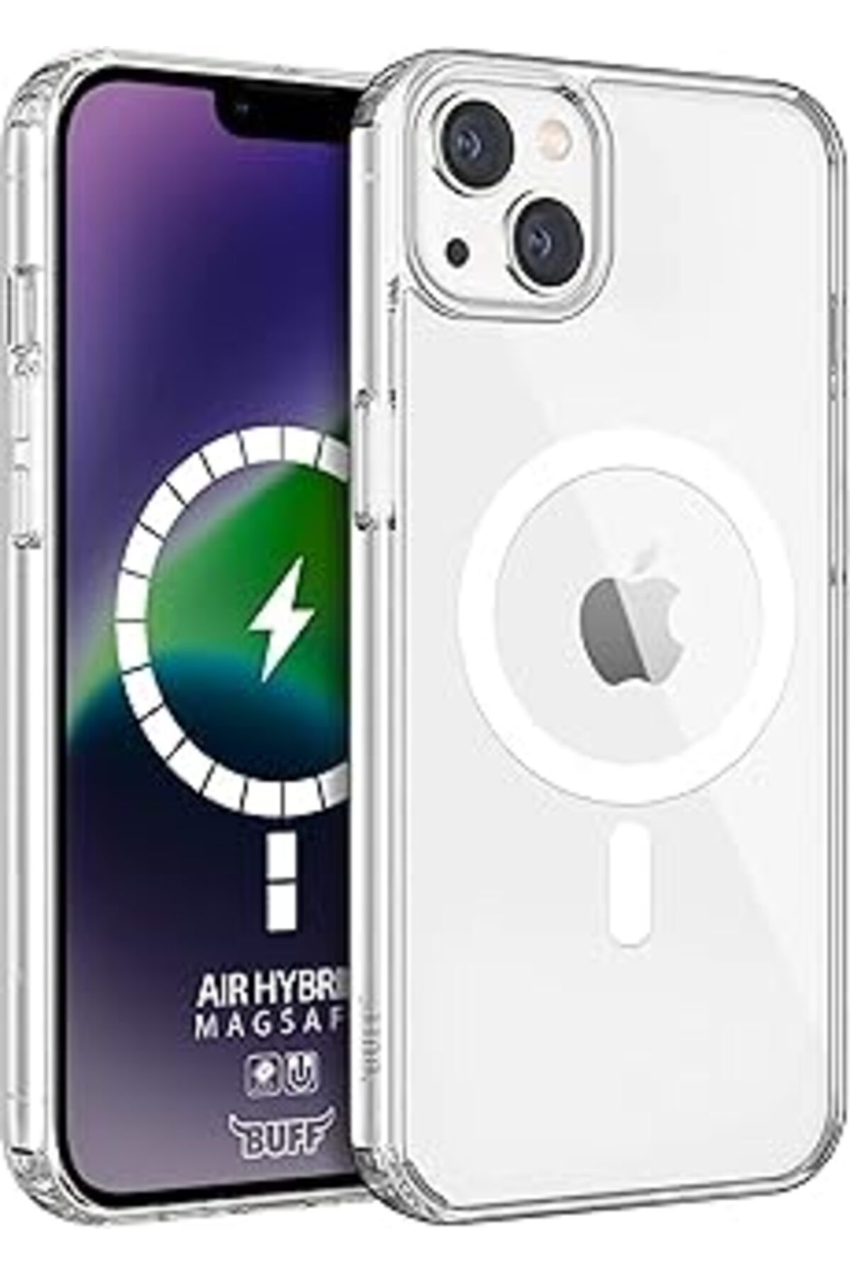 Karachil Buff Labs Iphone 14 Plus For Magsafe Air Hybrid Kılıf, Şeffaf