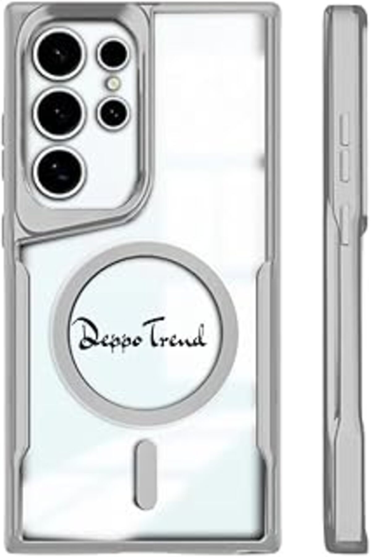 Karachil Deppo Trend Samsung Galaxy S22 Ultra Için Magsafe Uyumlu Kılıf Mat Renkli Magsafe Ile Uyumlu Kamera