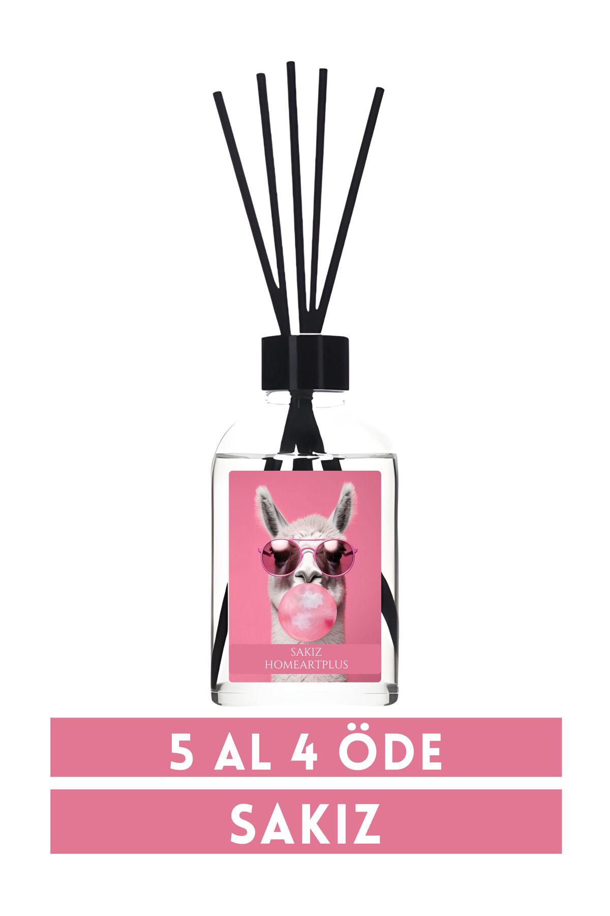 homeartplus Bubble Gum ( Sakız ) Oda kokusu bambu esansiyel uçucu yağ 50 ml