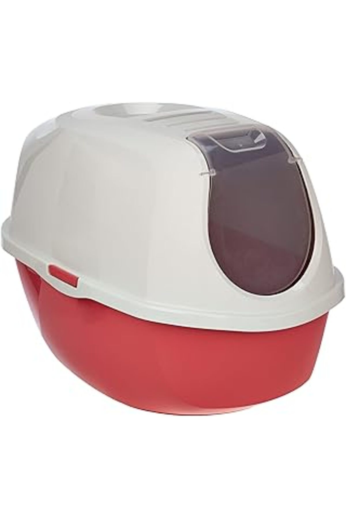 Karachil Moderna Smart Kapalı Kedi Tuvaleti - Kırmızı 53 Cm