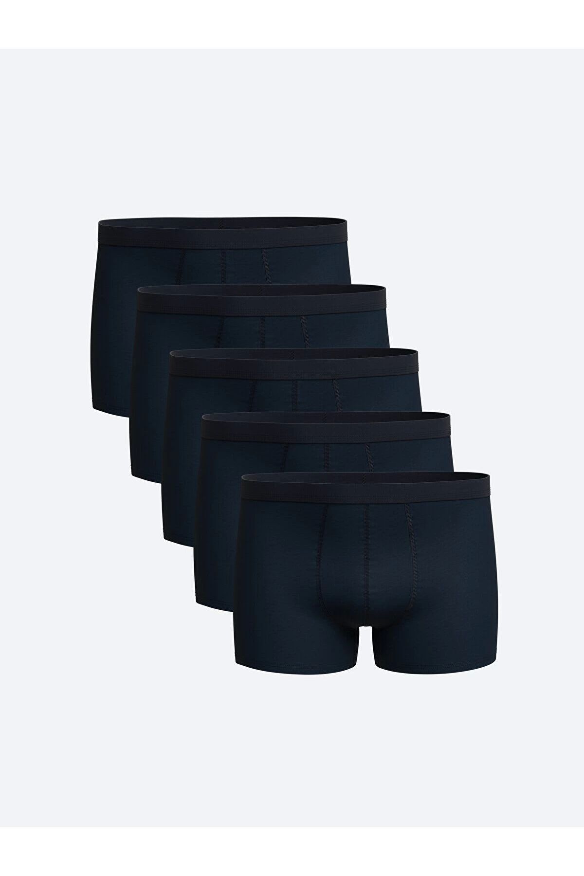 LC Waikiki LCWAIKIKI Standart Kalıp Pamuklu Esnek Erkek Boxer 5'li