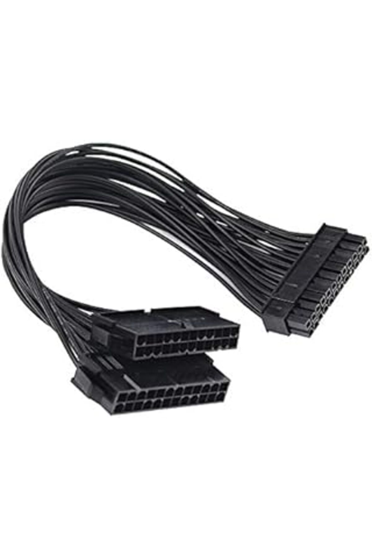 Pazarcan Alfais 5145 24 Pin Atx Dual Psu Çoklayıcı Adaptör Anakart Mining Kablosu