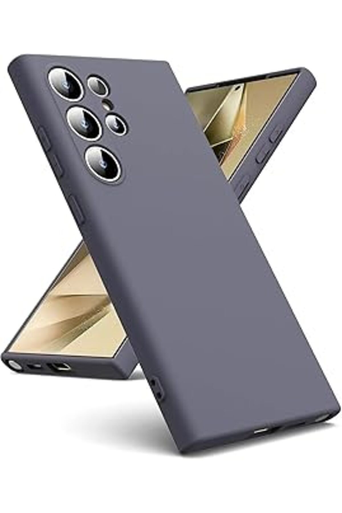 Pazarcan Ggm Giyim & Aksesuar Samsung Galaxy S24 Ultra (6.8) Inç Ile Uyumlu Içi Kadife Kamera Korumalı Lan